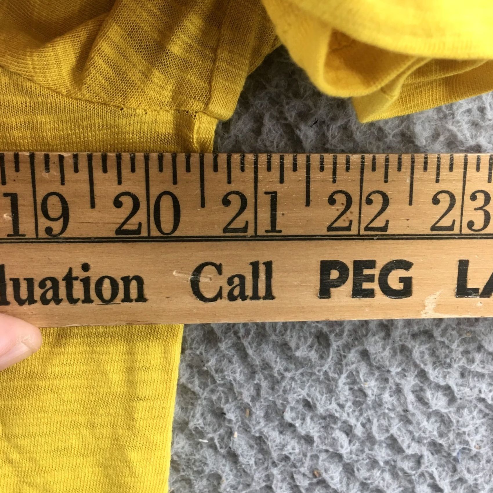 Vintage Chicos Blouse Womens L Yellow Cotton Blend Short Puff Sleeve Casual Pullover Shirt Mens? Size L / US 10 / IT 46 - 5 Thumbnail