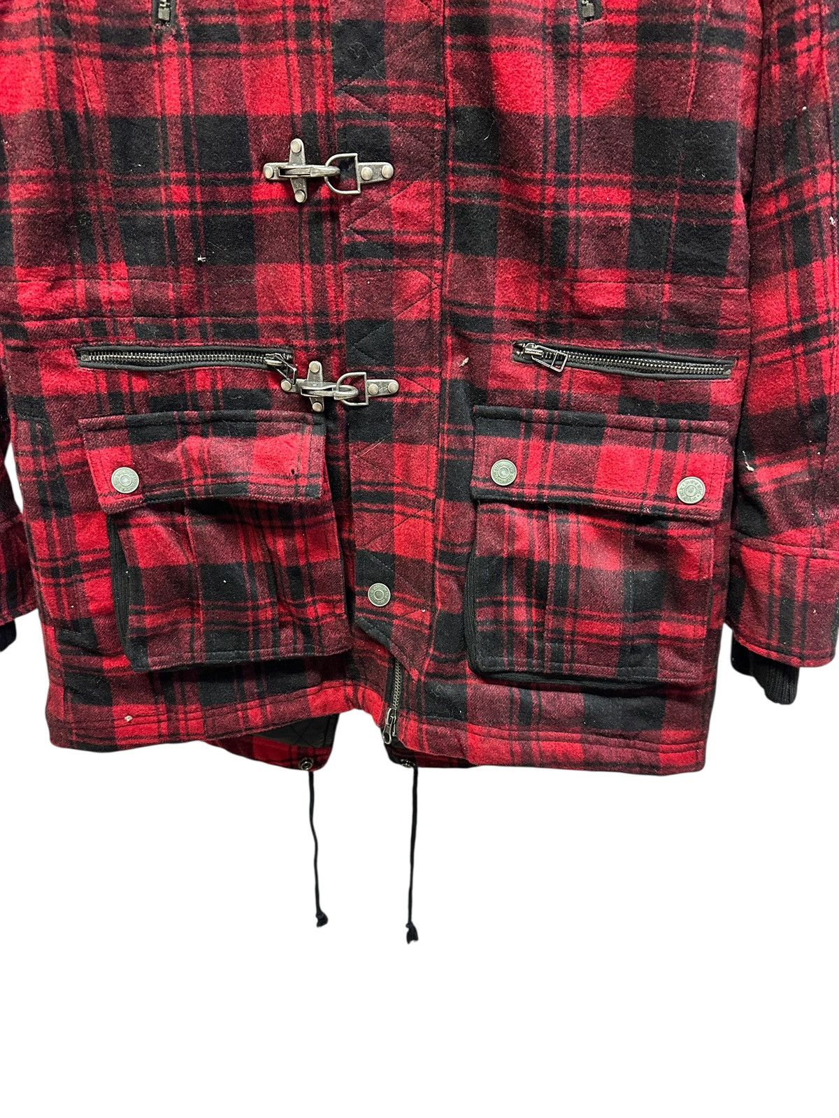 In The Attic 🔥in the attic faux fur punk tartan jacket Size US M / EU 48-50 / 2 - 3 Thumbnail