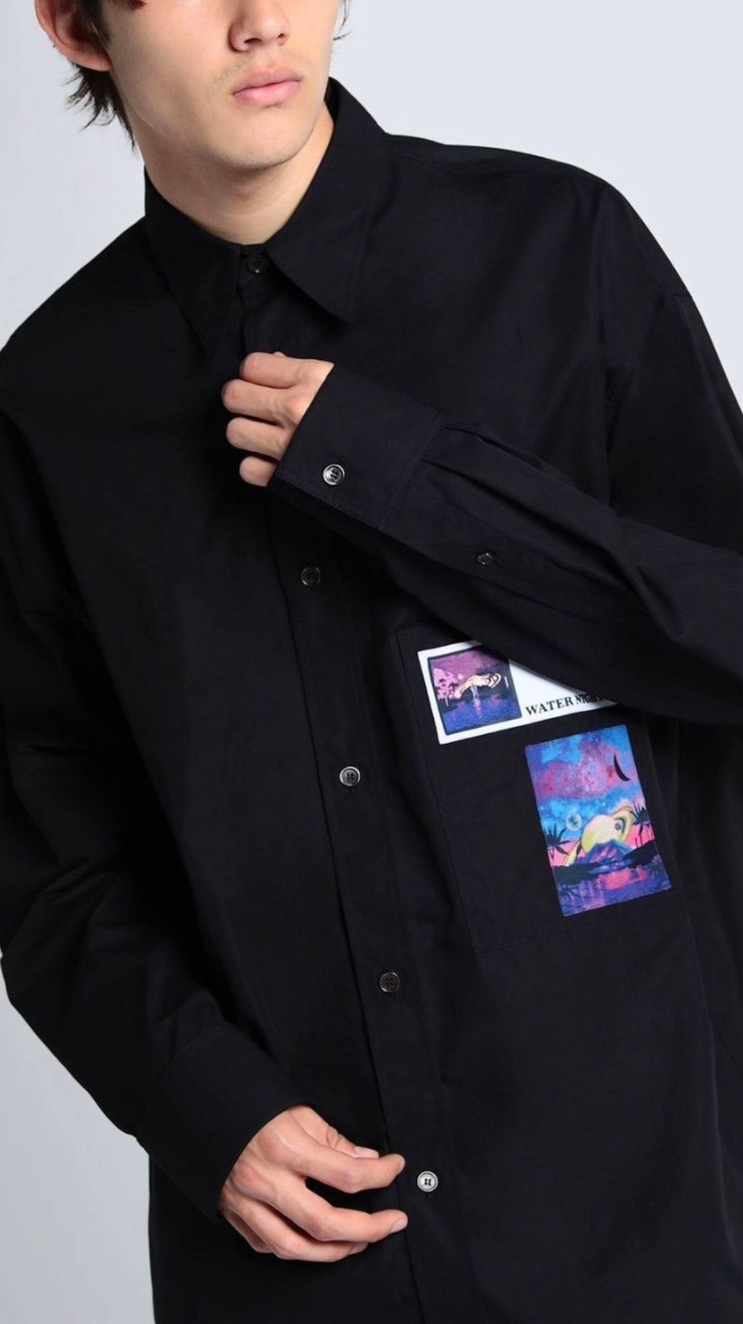 Valentino Valentino Main Line Cotton Black Shirt Size US M / EU 48-50 / 2 - 1 Thumbnail