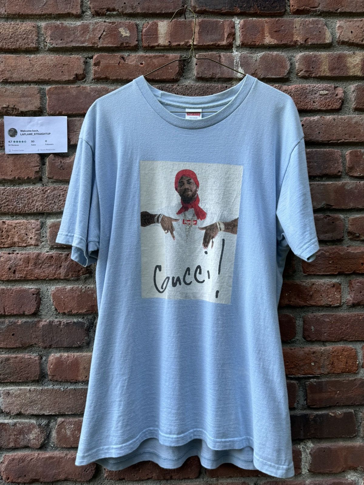 Gucci Mane Baby Blue Tee FINAL PRICE DROP!!