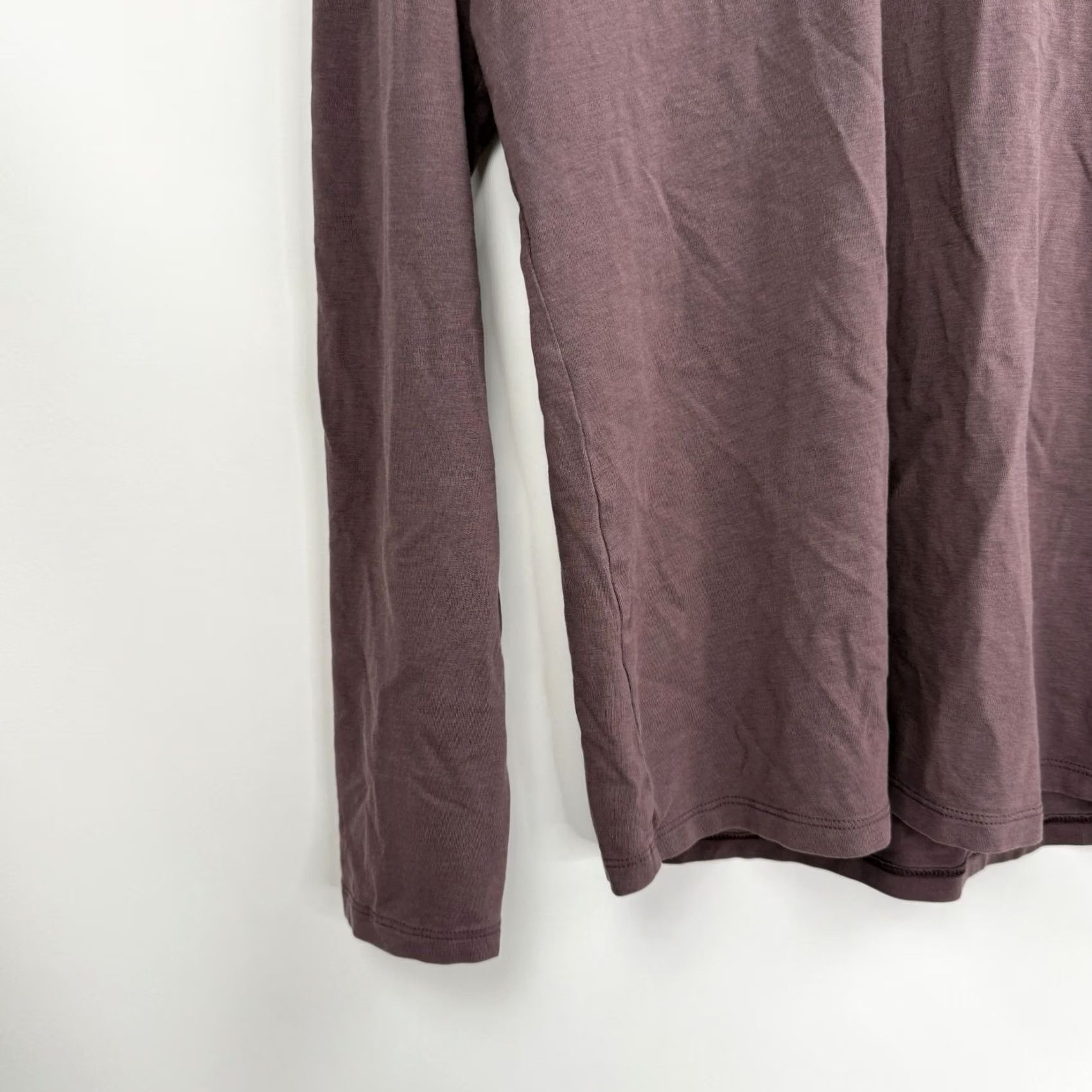 Lululemon Lululemon Henley Shirt Mens M Long Sleeve Brown Lightweight Modal Blend Shirt Size US M / EU 48-50 / 2 - 3 Thumbnail