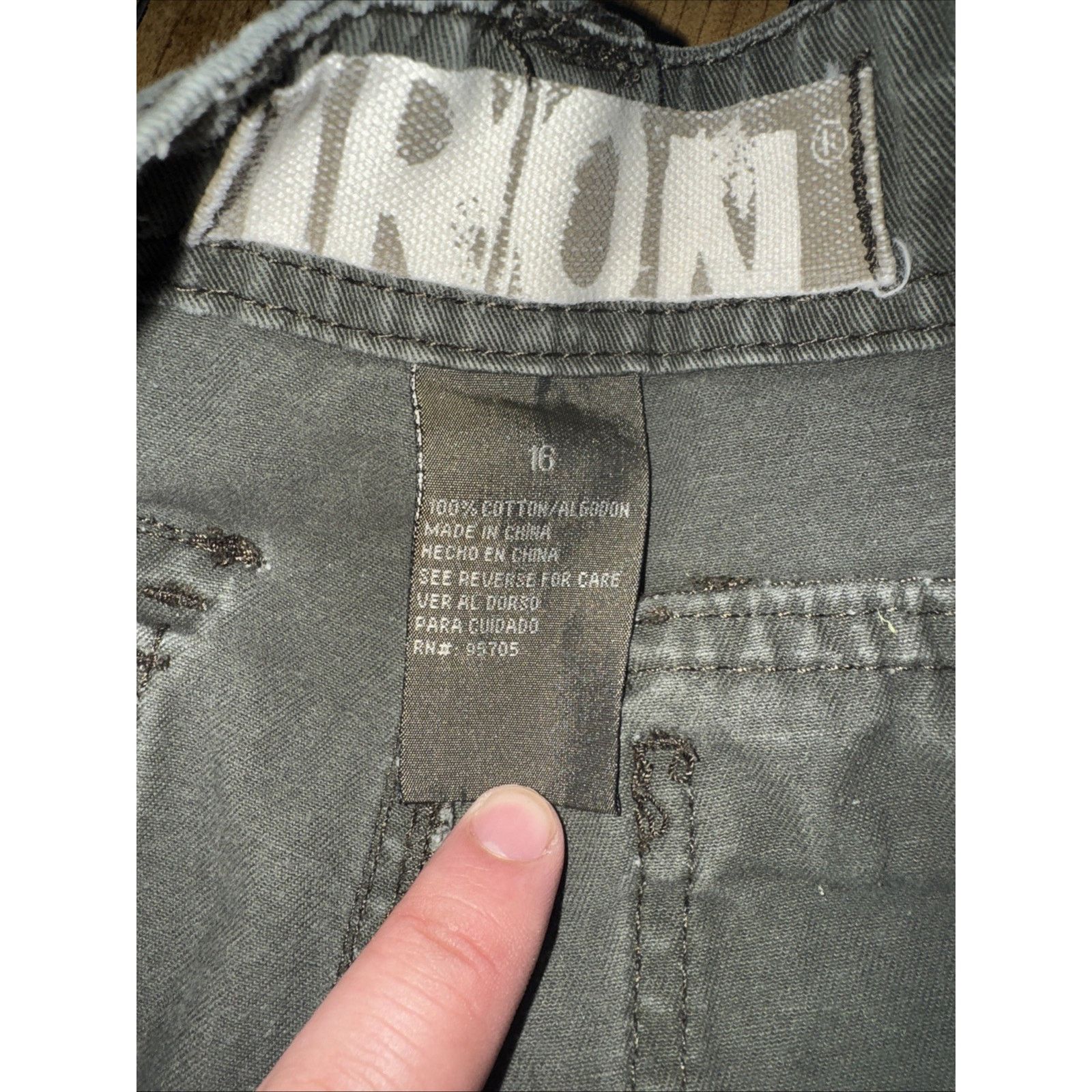 Vintage Vintage Iron Utility Cargo Pants Olive Green 28x30 Workwear Size US 28 / EU 44 - 4 Thumbnail