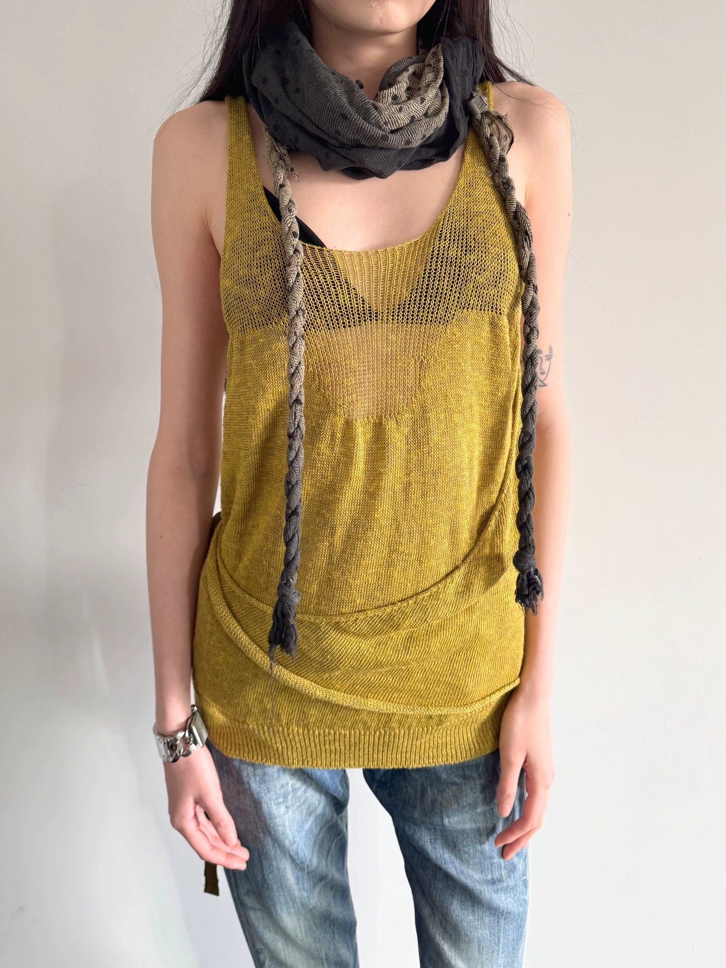 Diesel Diesel Knit Tassel Scarf Size ONE SIZE - 4 Thumbnail