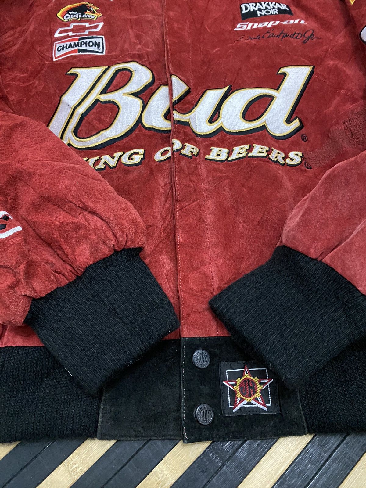 Jeff Hamilton × NASCAR Jeff Hamilton Winston Cup Series Suede Leather Varsity Size US XL / EU 56 / 4 - 10 Thumbnail