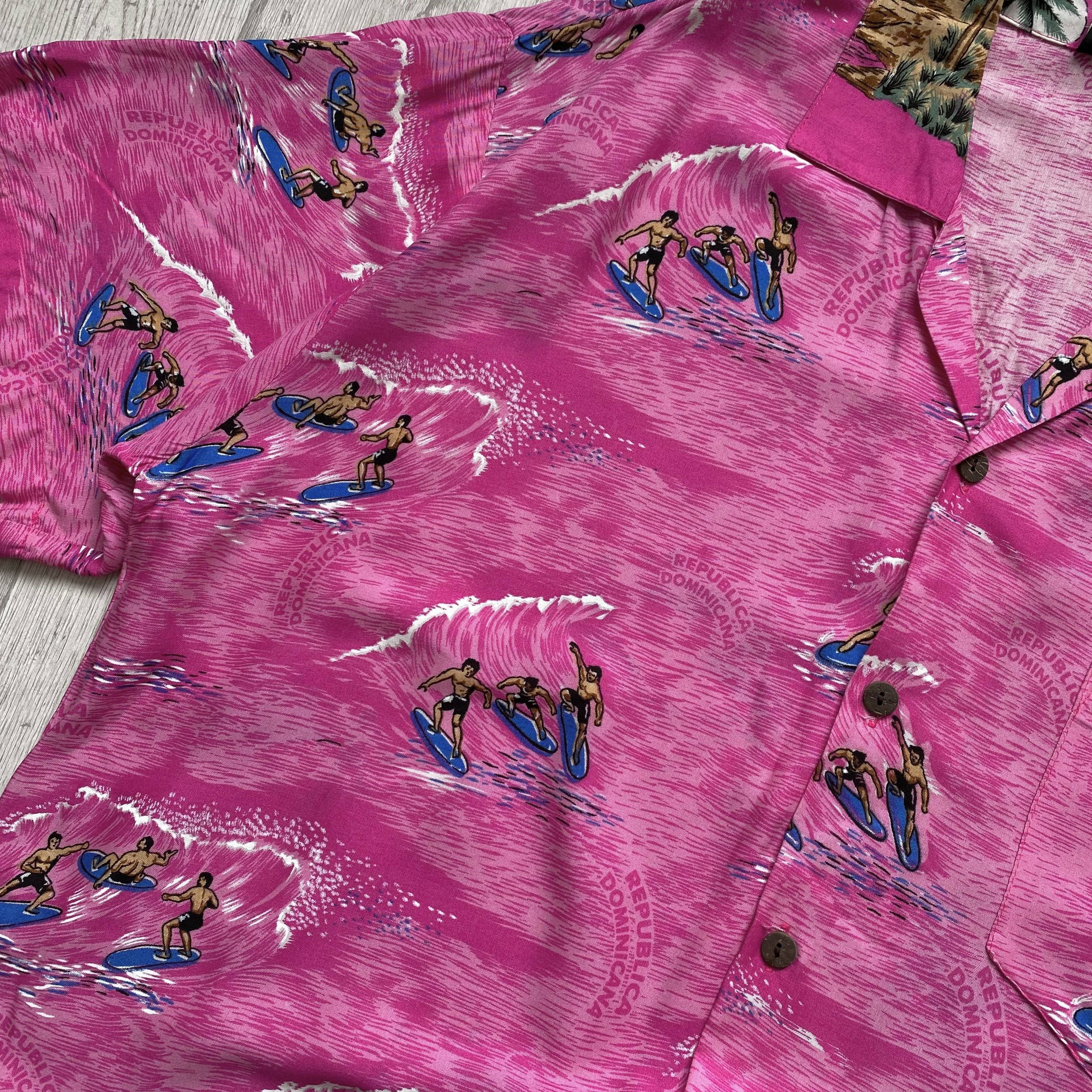 Vintage 🏝️ Vintage 90s Havaiian shirt Short Sleeve Y2K Size US XXL / EU 58 / 5 - 5 Thumbnail