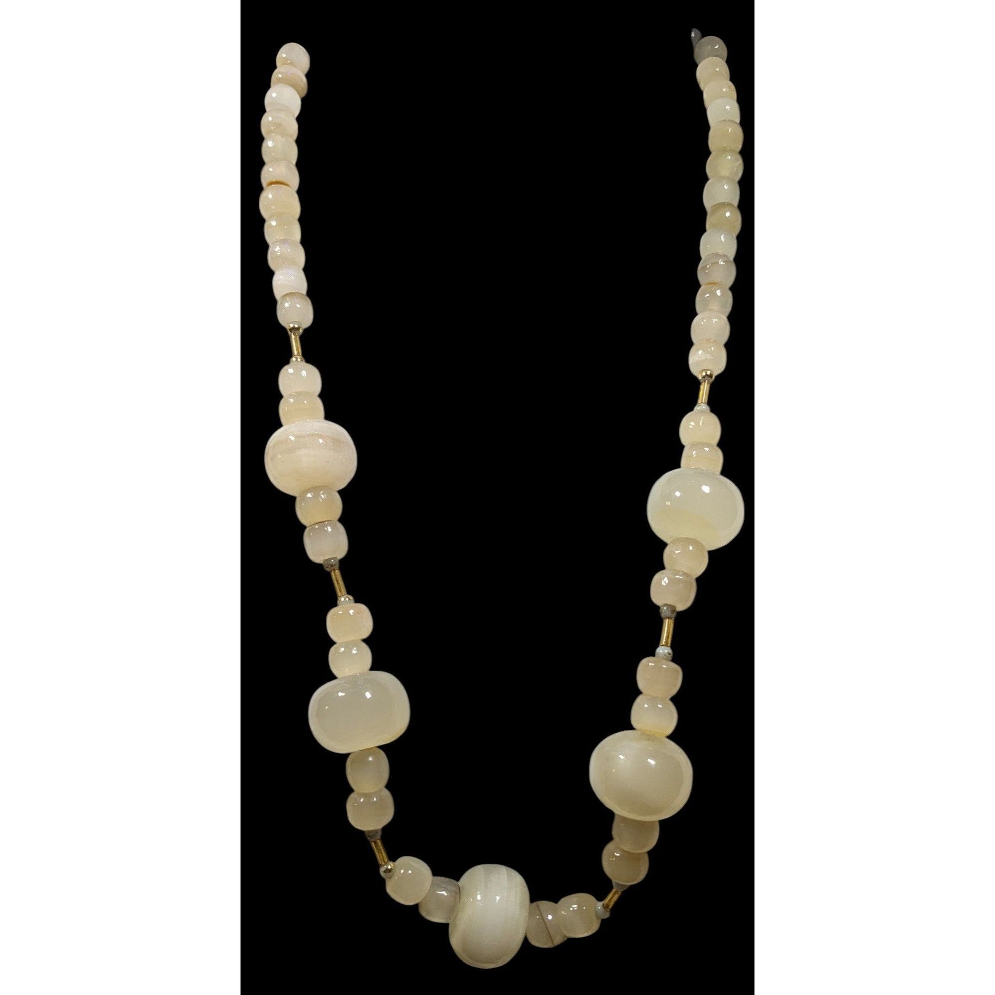 Other Vintage Chunky Mexican Onyx Beaded Necklace Size ONE SIZE - 1 Thumbnail