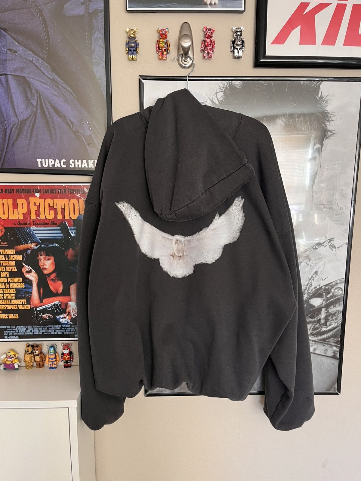 Balenciaga × Gap × Yeezy Yzy Gap Balenciaga Dove Hoodie Size US M / EU 48-50 / 2 - 2 Thumbnail