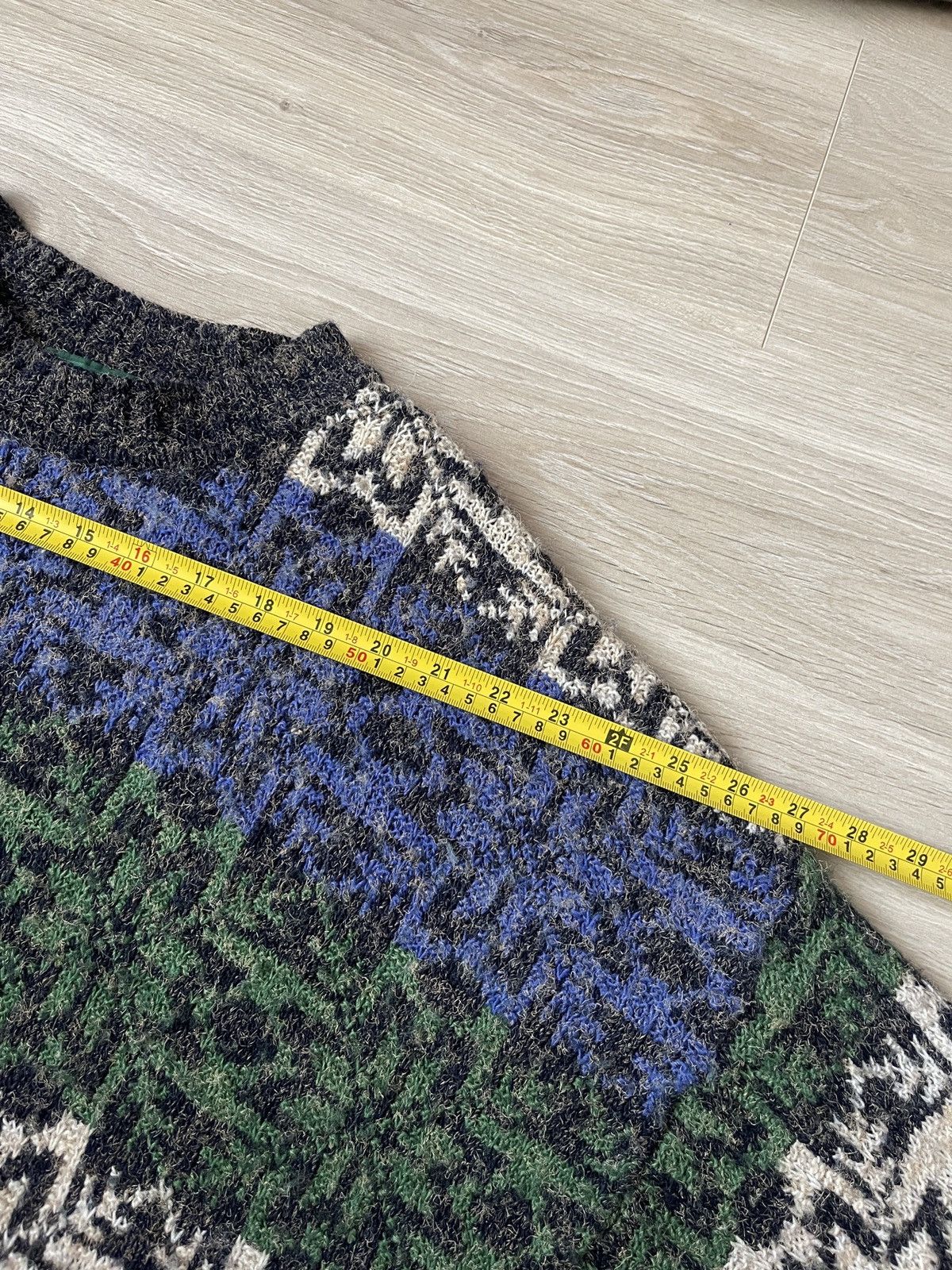 Vintage Vintage Rare Patterned Knit Sweater Barisal Alpaca Wool XL Size US XL / EU 56 / 4 - 6 Thumbnail