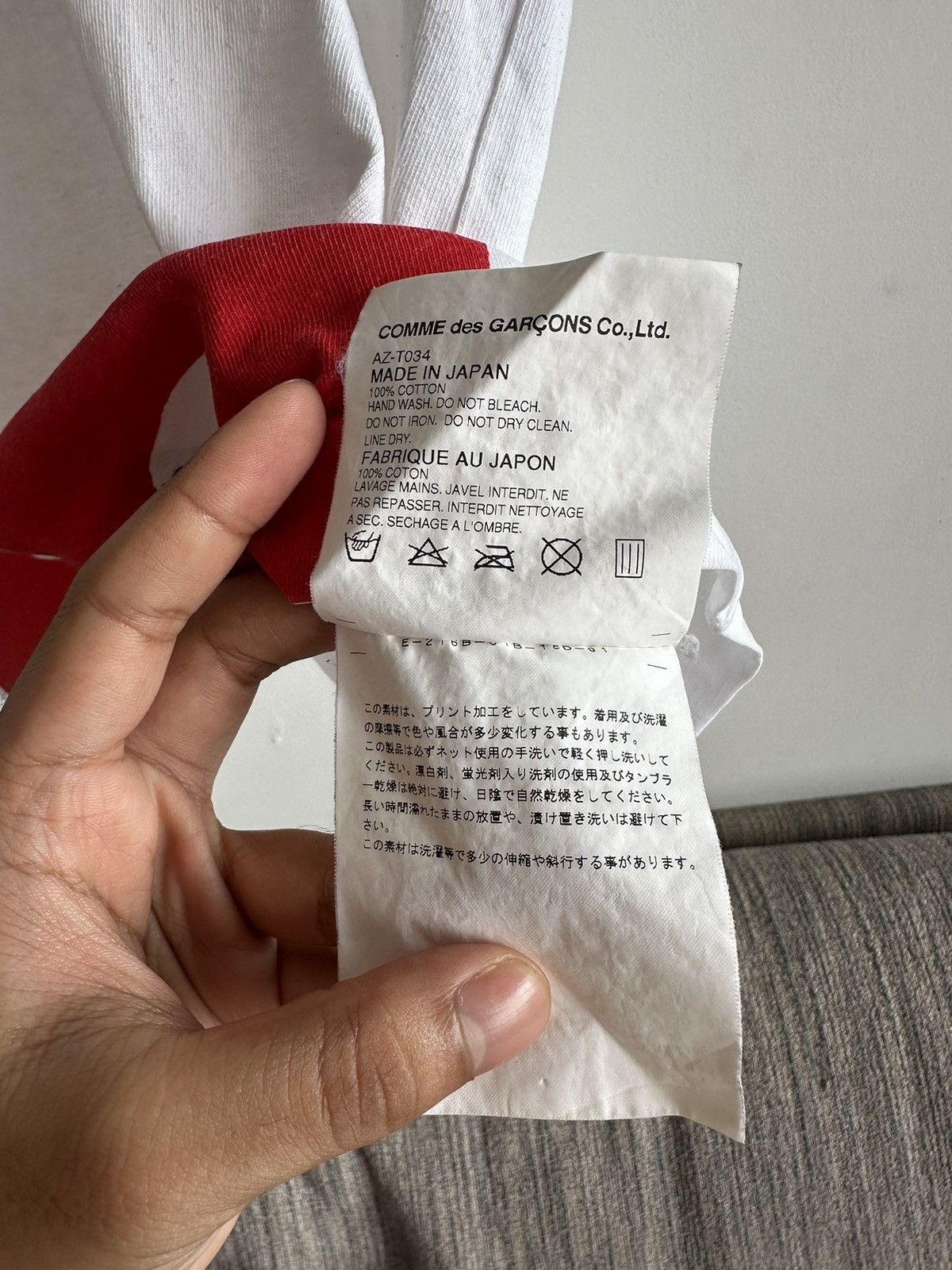 CDG by Comme des Garcons × Comme des Garcons × Vintage Vintage Comme Des Garcons Play CDG Designer Japan Size US M / EU 48-50 / 2 - 6 Thumbnail
