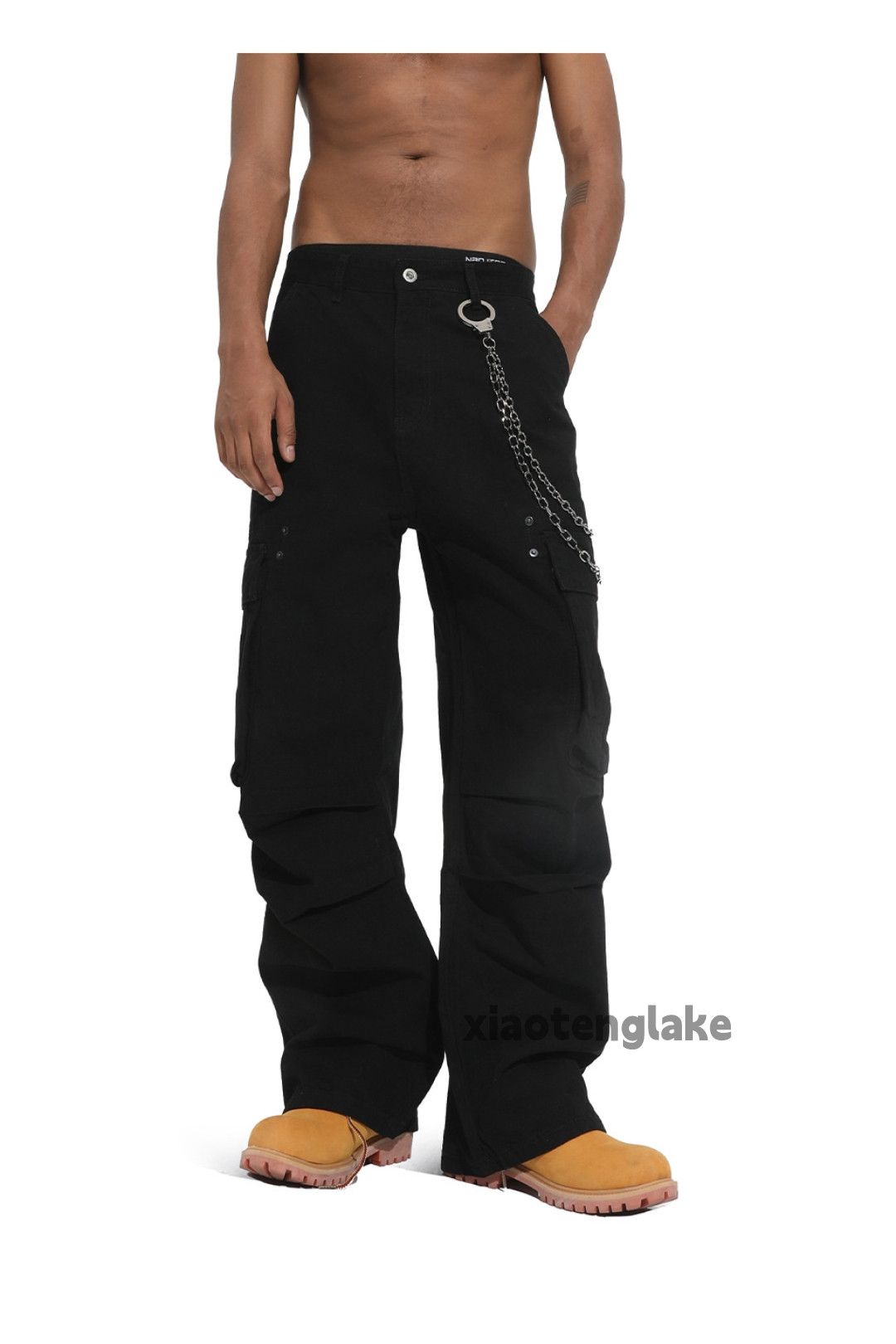 Vintage zx utility skate hiphop wide Leg cargo military pants Size US 32 / EU 48 - 9 Thumbnail