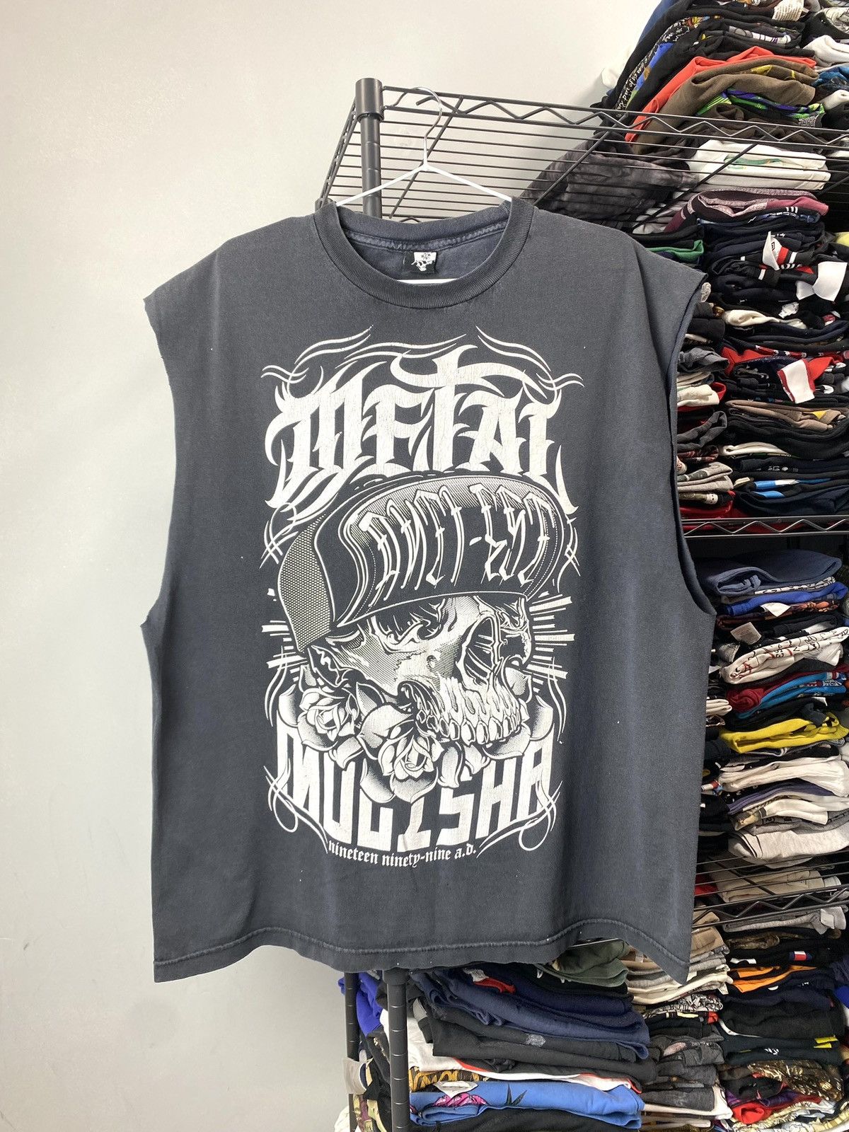 Metal Mulisha Vintage Metal Mulisha Scull Chain TShirt West Coast Choppers Size US L / EU 52-54 / 3 - 1 Thumbnail