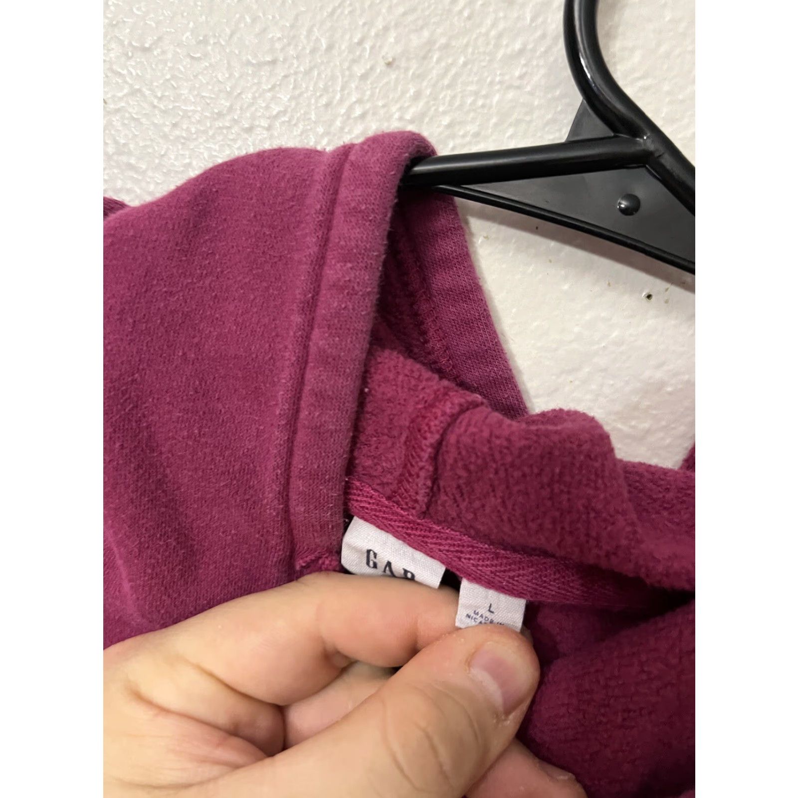 Gap Gap Logo Pink Color Hoodie Large L Warm Tone Cozy Pink Size L / US 10 / IT 46 - 2 Thumbnail