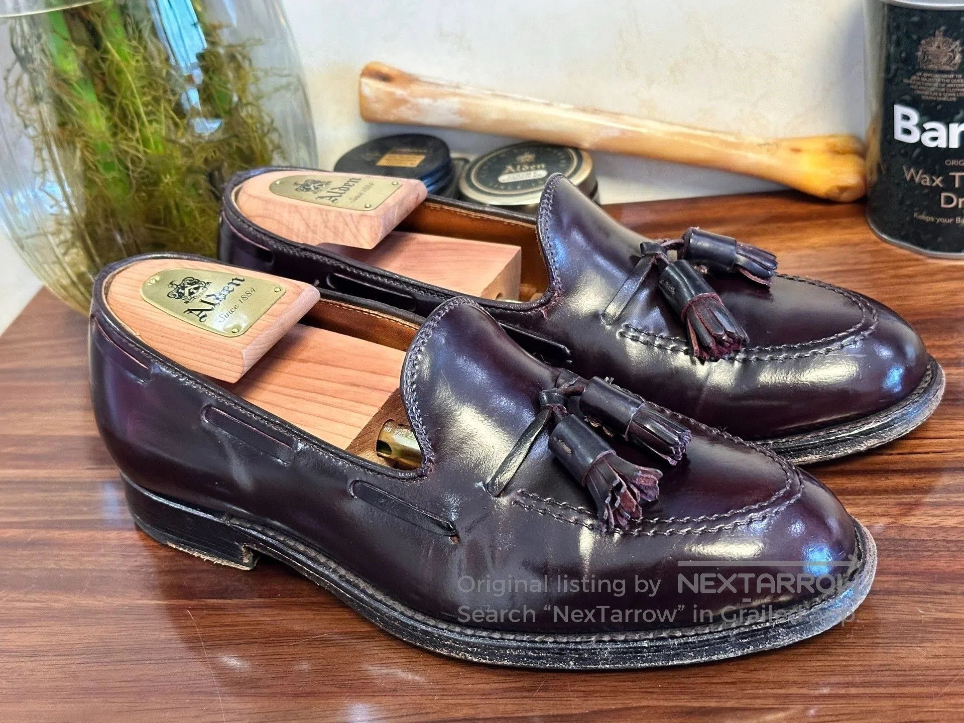 Alden Alden Shell Cordovan Loafer 563. Size US 7.5 / EU 40-41 - 2 Thumbnail