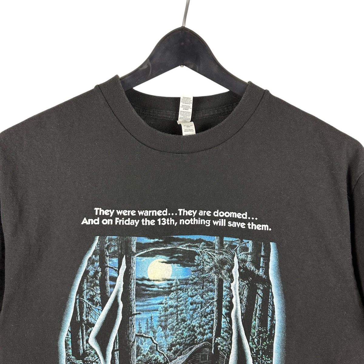 Expert Horror Mens Y2K Friday The 13th Jason Horror Promo Shirt Size US M / EU 48-50 / 2 - 3 Thumbnail