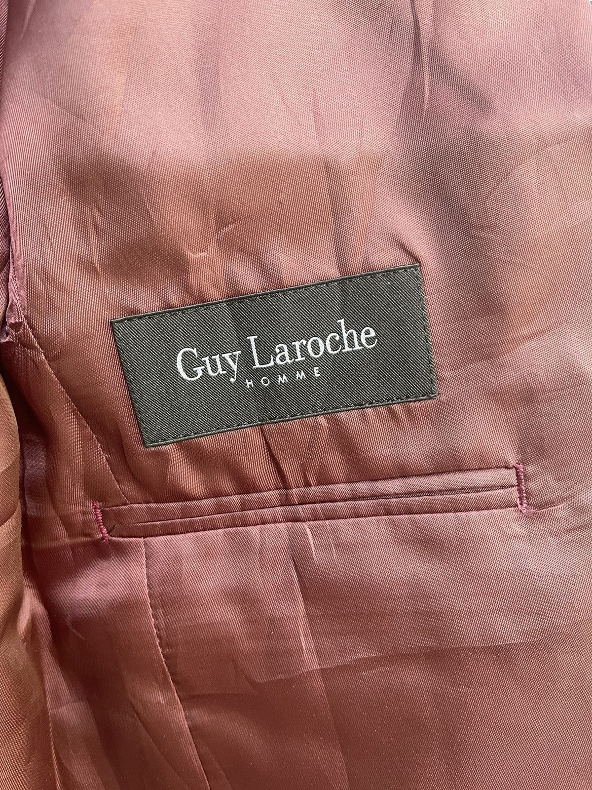 Guy Laroche × Japanese Brand × Vintage Vintage Guy Laroche Grey Wool Blazer Made in Japan (90s Era) Size 38R - 10 Thumbnail