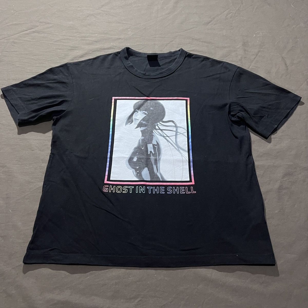 Anime Ghost in the Shell Tee Anime Tee Motoko Kusanagi Size US L / EU 52-54 / 3 - 2 Thumbnail