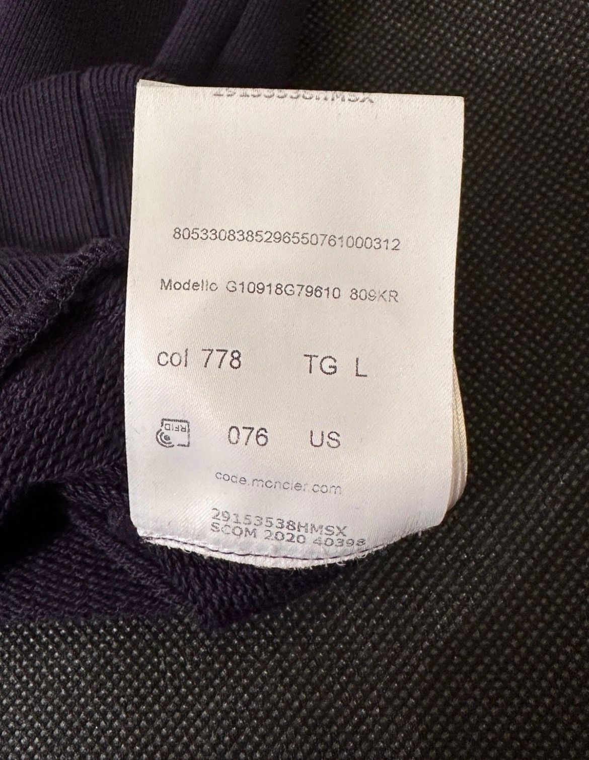 Moncler Moncler Sweatshirt Size US L / EU 52-54 / 3 - 4 Thumbnail