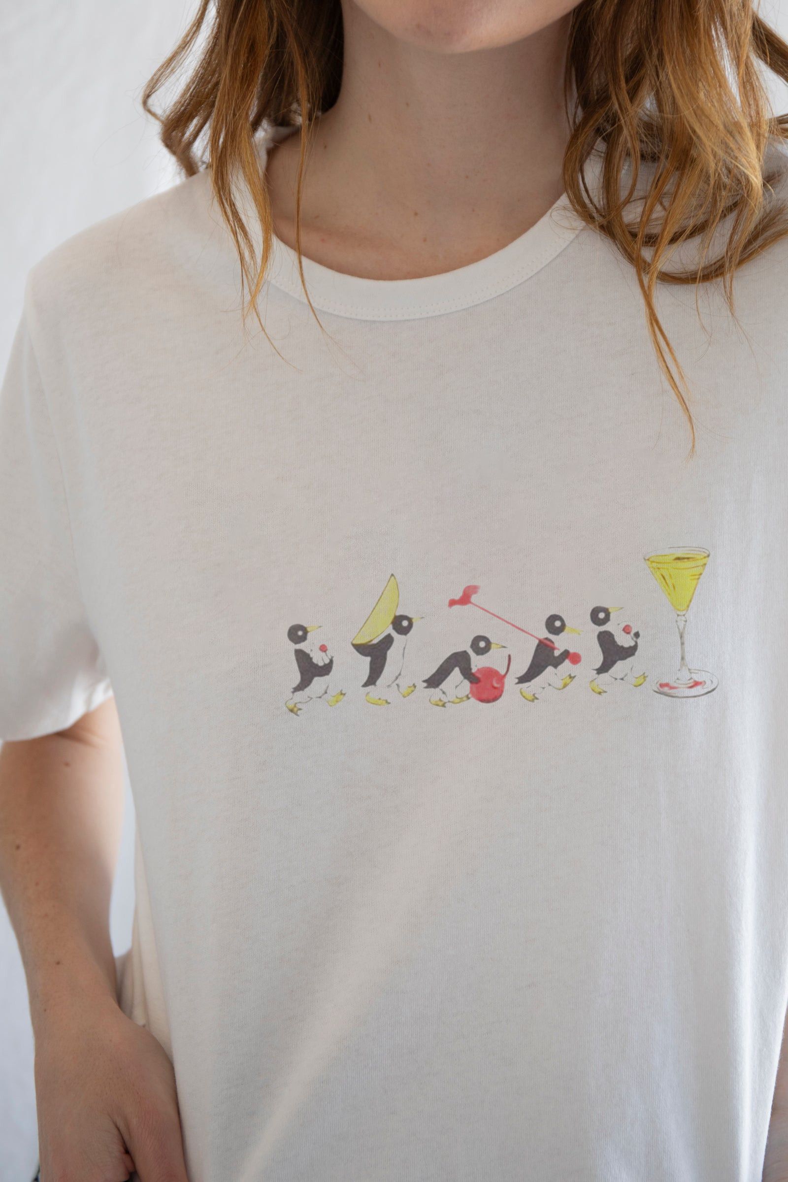 Designer × Vintage Vintage Cocktail Tee – Sip in Style Size M / US 6-8 / IT 42-44 - 3 Thumbnail