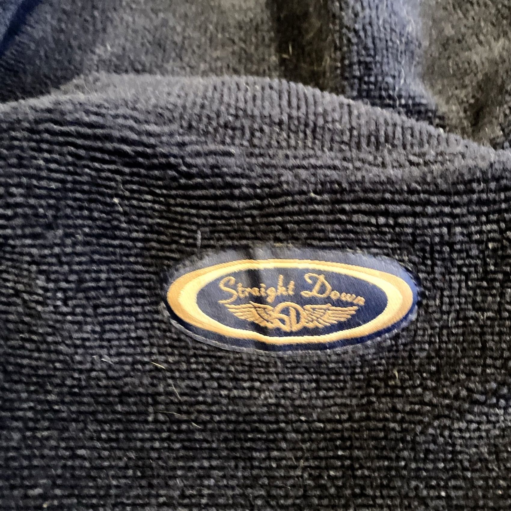CLOT VINTAGE Straight Down Terry Cloth Navy Pullover Golf Sweater Men XXL Size US XXL / EU 58 / 5 - 6 Thumbnail