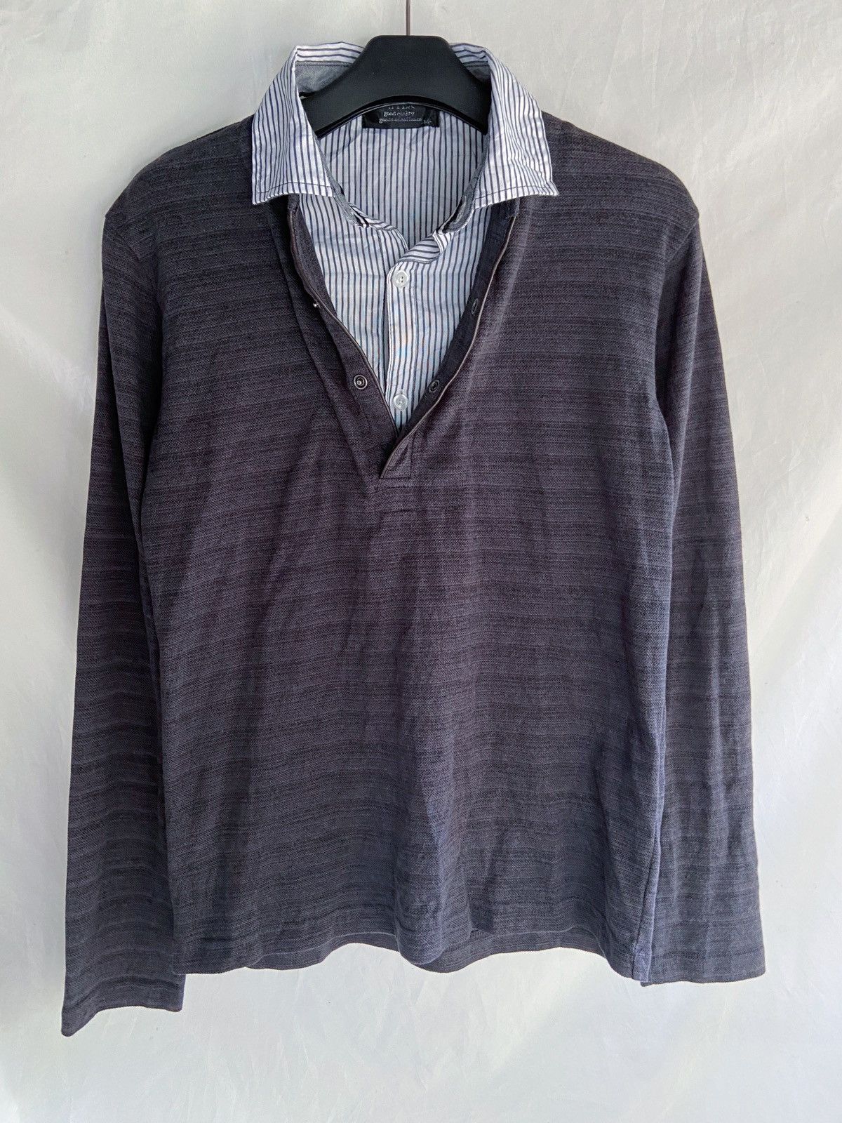 Japanese Brand JAPANESE DOUBLE LAYER CASUAL LONG SLEEVE Size US M / EU 48-50 / 2 - 1 Thumbnail