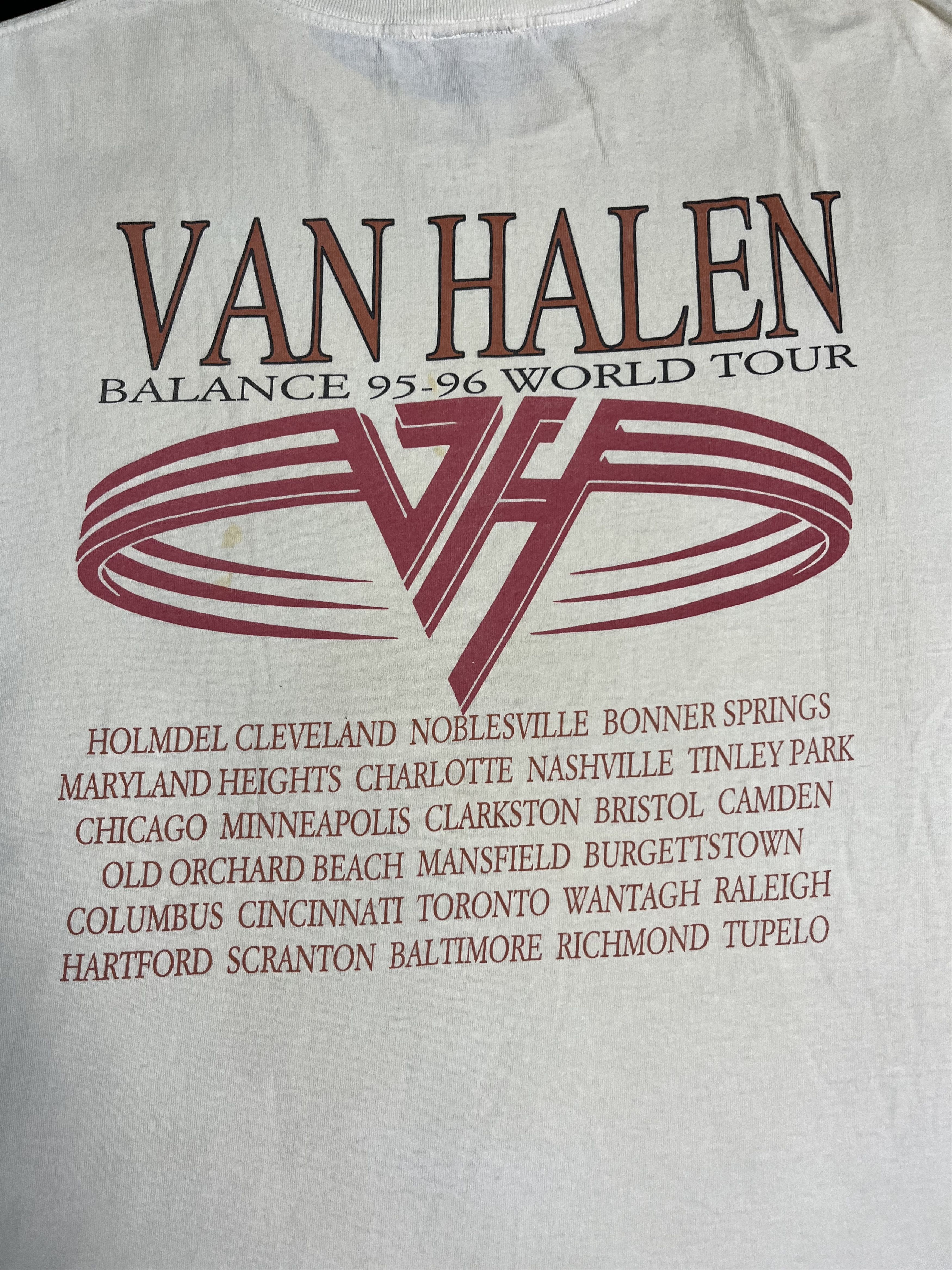 Band Tees Vintage Van Halen Size US XL / EU 56 / 4 - 4 Thumbnail