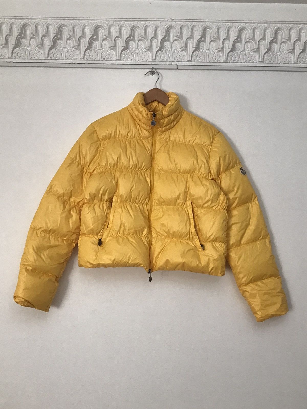 Moncler Moncler Yellow Puffer Jacket | Grailed