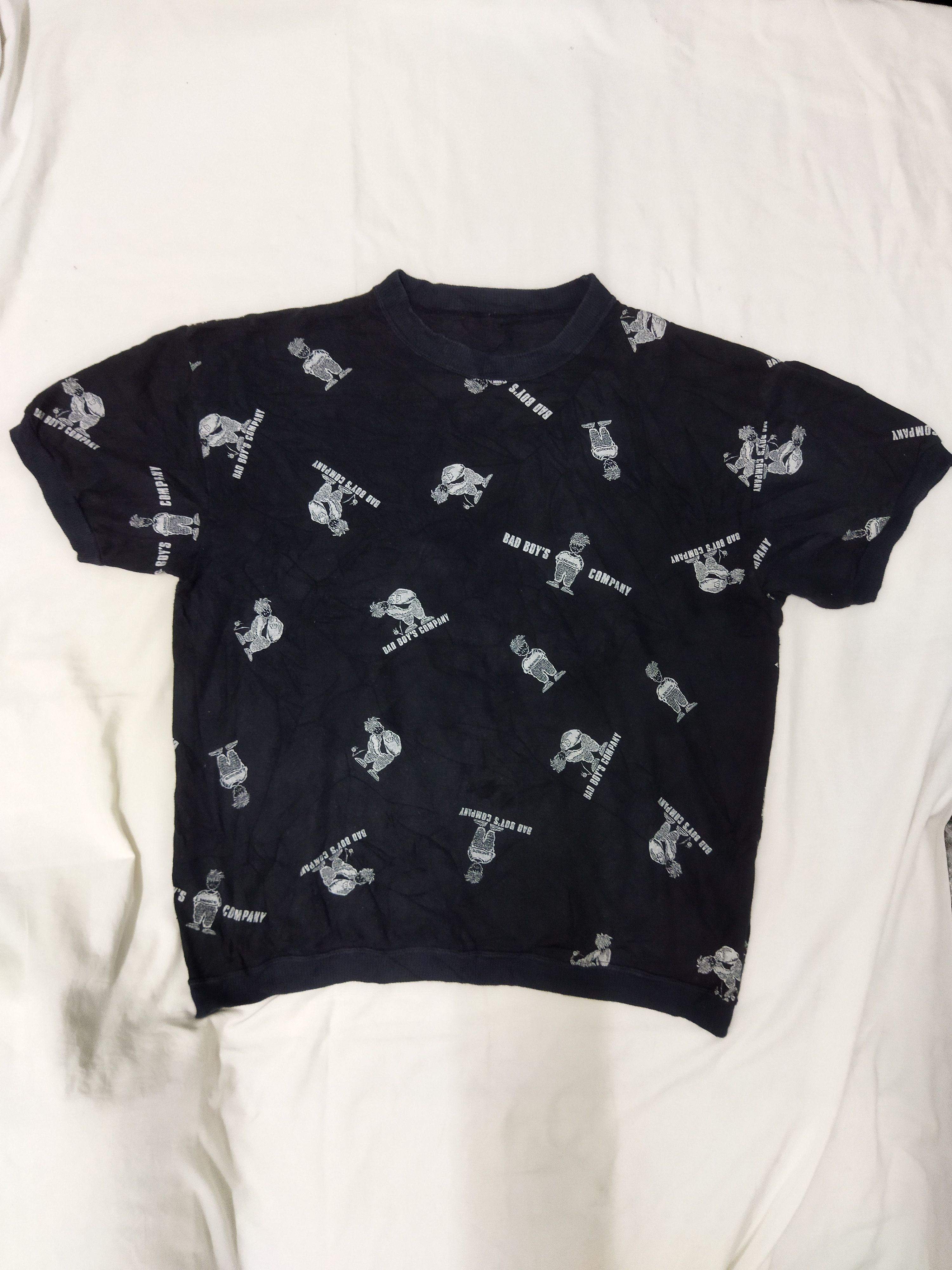 Vintage AOP Bad Boys Company Short Sleeve Sweatshirt