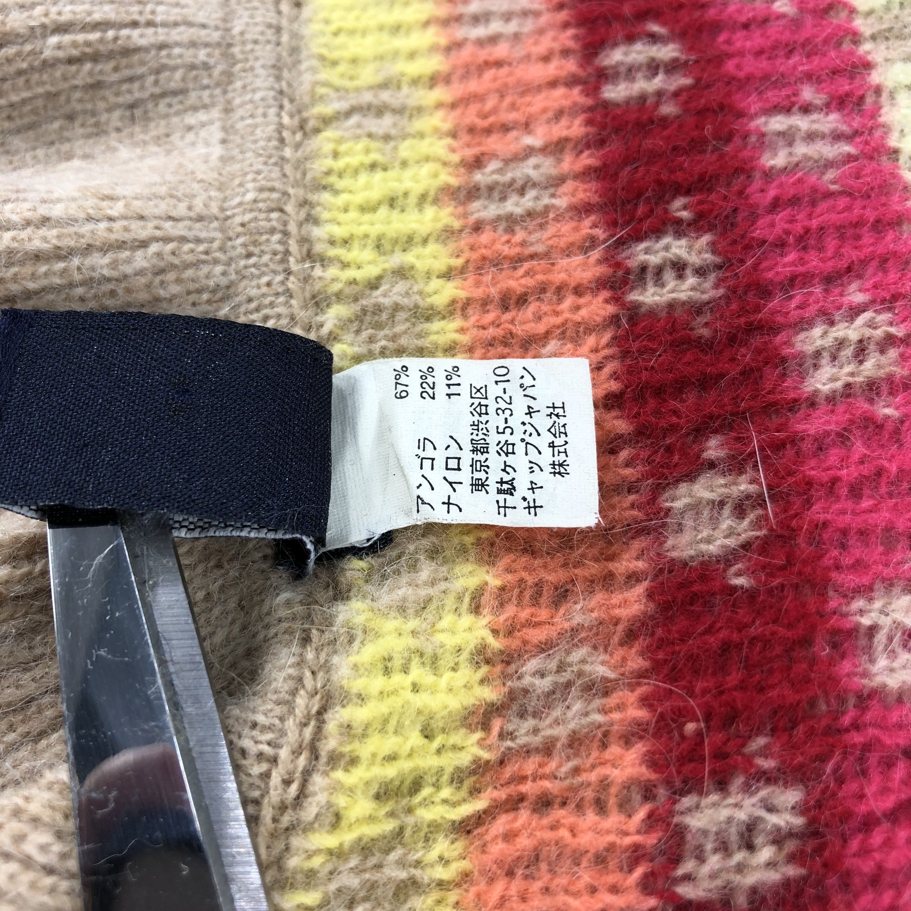 Gap GAP Multicolor Stars Wool Scarf Muffler V836 Size ONE SIZE - 6 Thumbnail