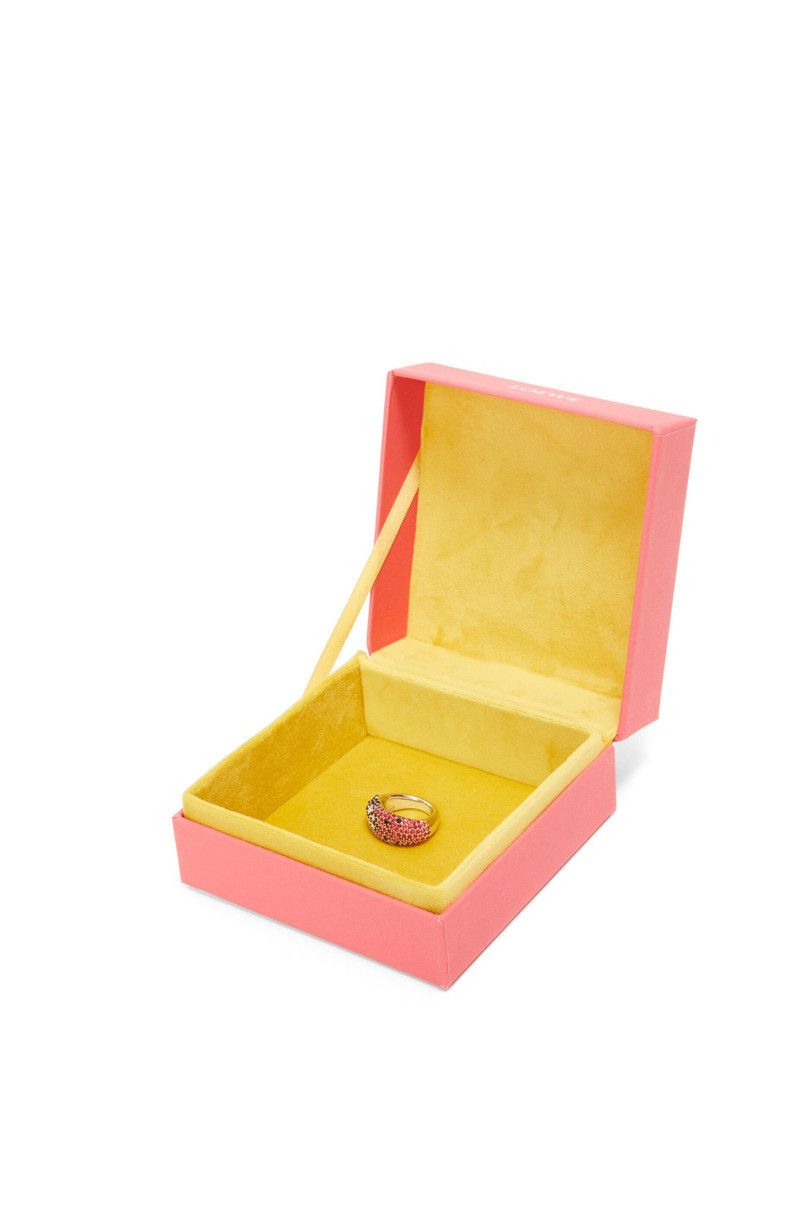 Loewe o1in1g0526 Size: OS / Signet Ring Sterling Silver Crystals Size ONE SIZE - 5 Thumbnail
