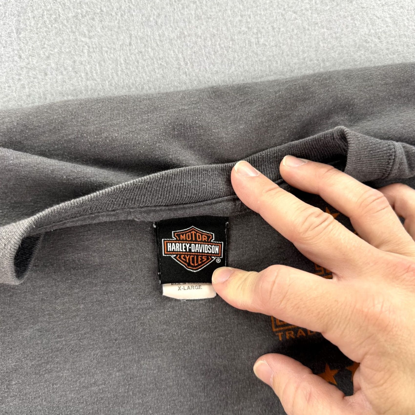 Harley Davidson Harley-Davidson Shirt Mens XL Gray Florida Eagle Motorcycle Biker Tampa Brandon Crew Neck Short Sleeve T-Shirt Graphic Print Size US XL / EU 56 / 4 - 5 Thumbnail