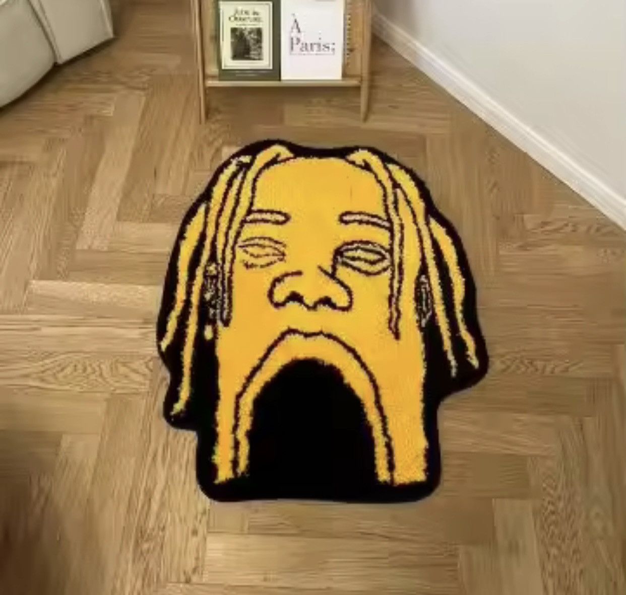 Japanese Brand Glod face Rug Size ONE SIZE - 1 Thumbnail
