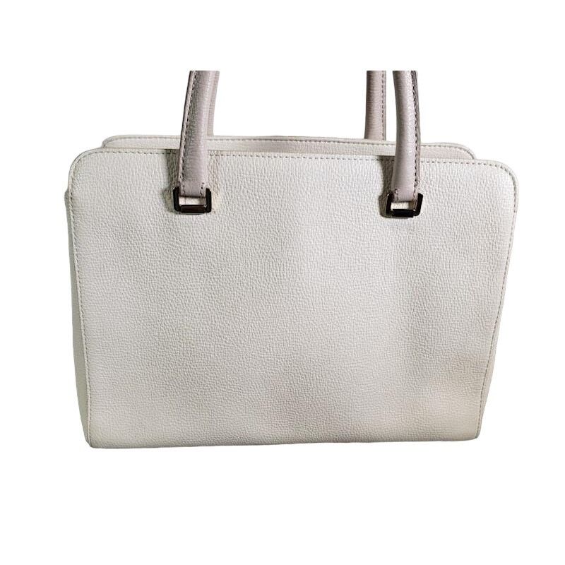 Kate Spade Kate Spade White & Beige Henderson Street Leather Satchel Size ONE SIZE - 4 Thumbnail