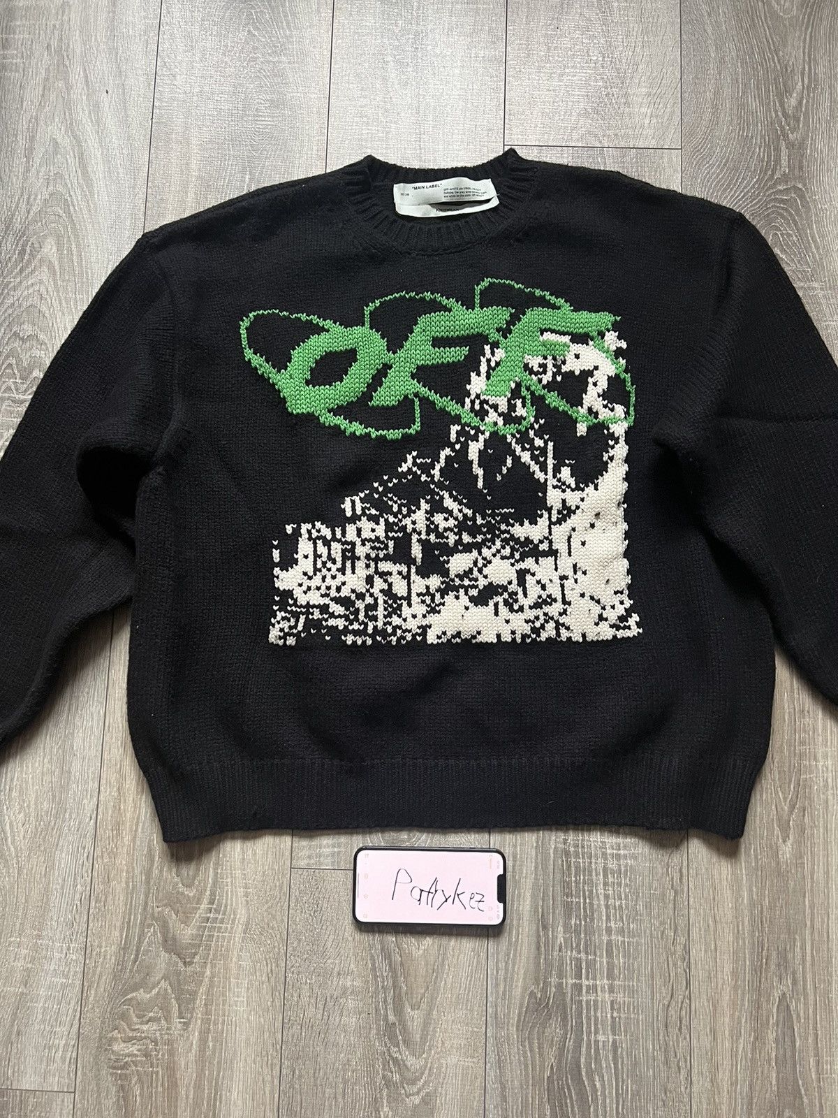 Off-White Off-White FW19 Ruined Factory Knit Sweater | Grailed