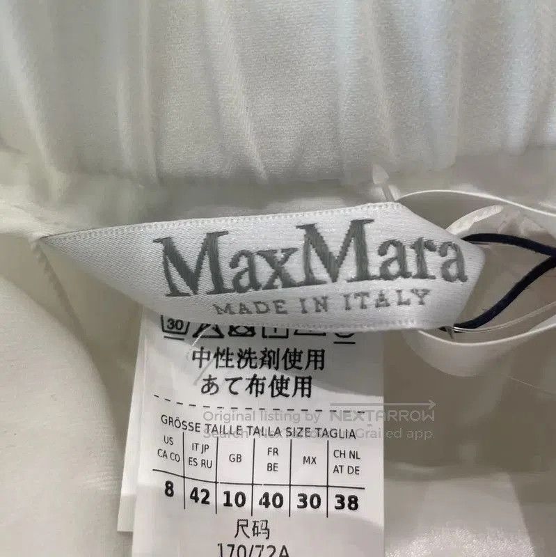 Max Mara MaxMara White Cotton Casual Pants M Size . Size 23" - 5 Thumbnail