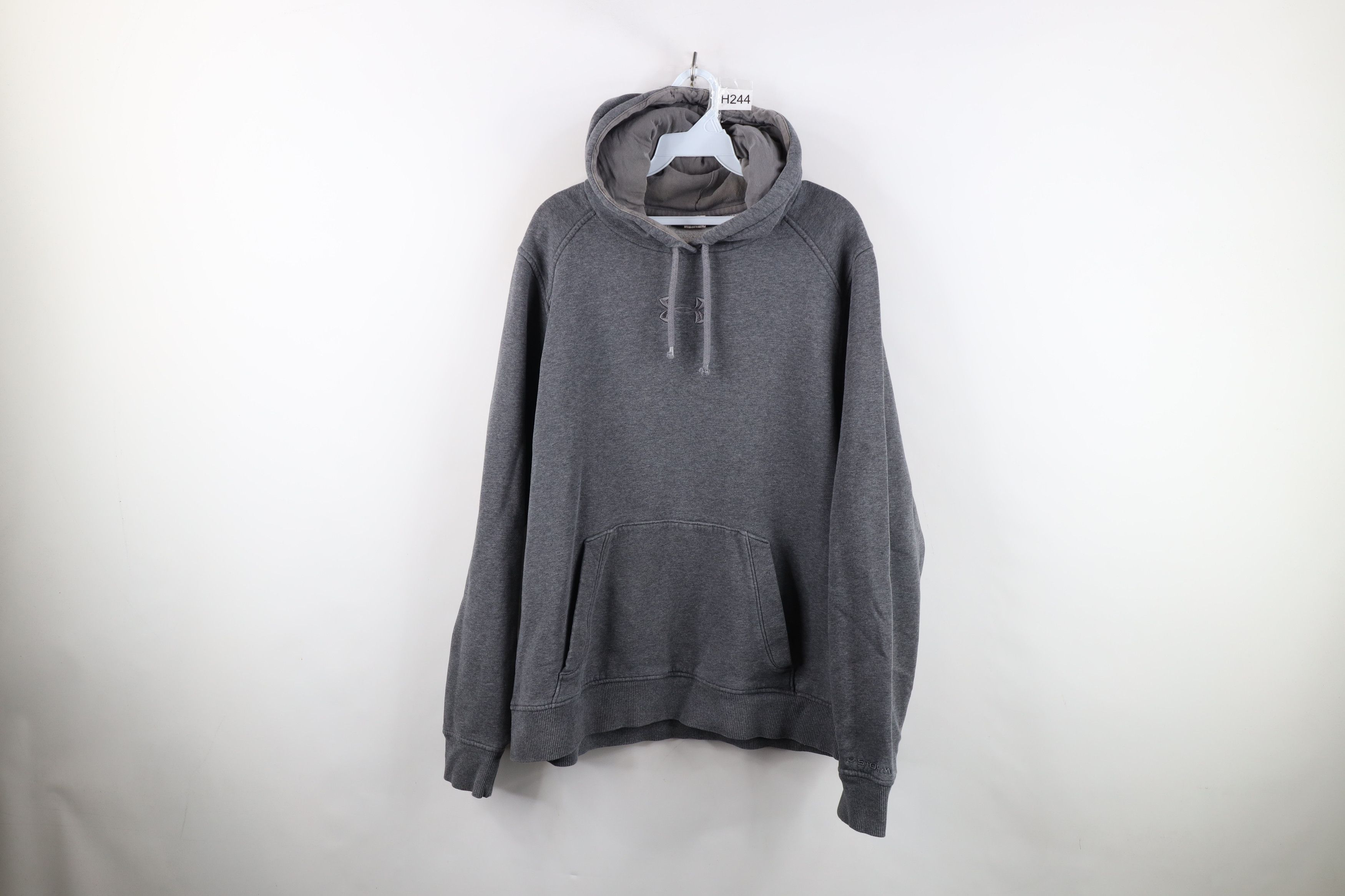 Under Armour Under Armour Center Logo Heavyweight Hoodie Sweatshirt Gray Size US L / EU 52-54 / 3 - 1 Thumbnail
