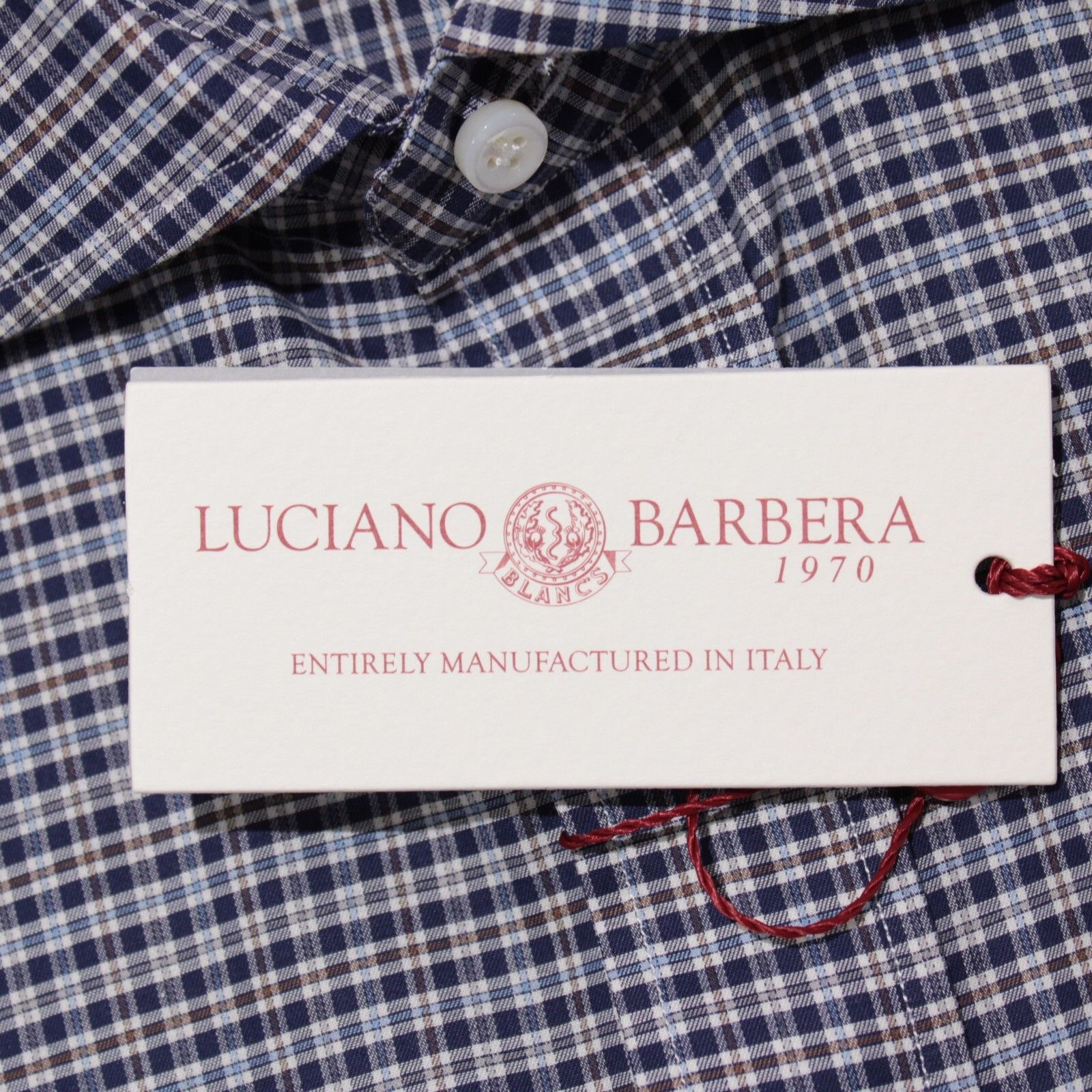 Luciano Barbera Luciano Barbera New with tags Shirt Size M US In Blue Size US M / EU 48-50 / 2 - 2 Thumbnail