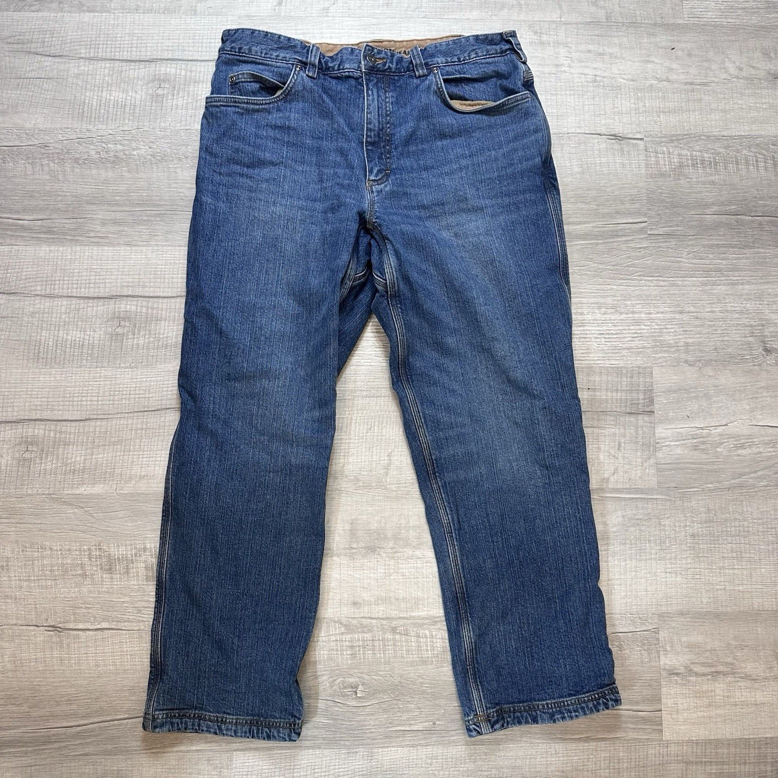 Duluth Trading Company Duluth Jeans Mens 36x30 Flex Ballroom Flannel Lined Denim Size US 36 / EU 52 - 1 Thumbnail