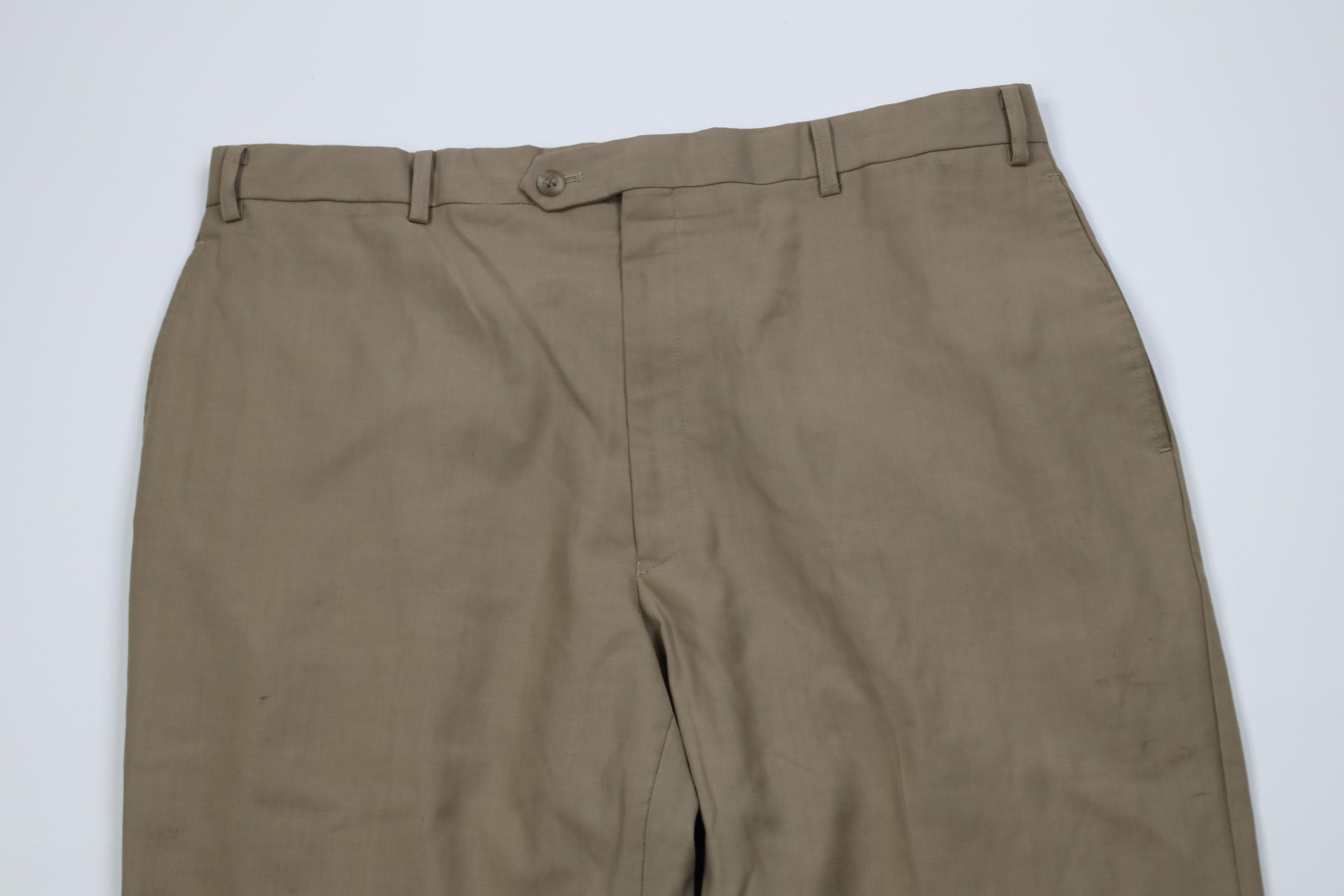 Polo Ralph Lauren Vintage 90s Ralph Lauren Distressed Wide Leg Chino Pants Size US 36 / EU 52 - 2 Thumbnail