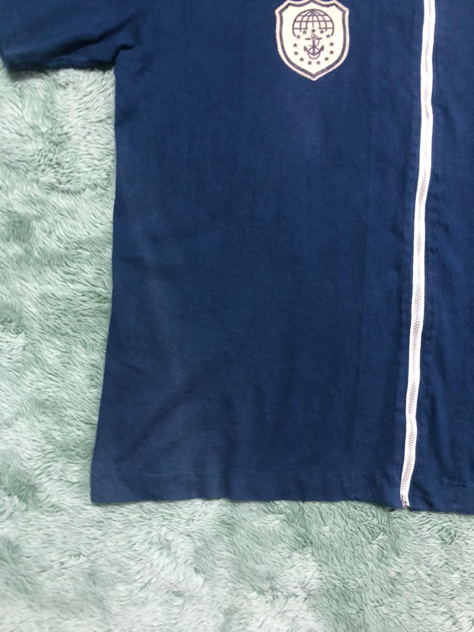 Blue Blue Japan × Japanese Brand Blue Blue Rare Design Patches Short Sleeve Zipper Size US M / EU 48-50 / 2 - 7 Thumbnail