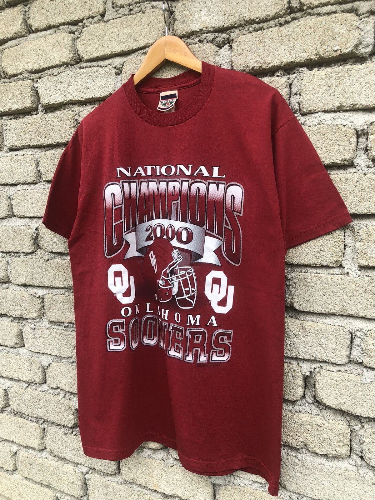 Vintage Vintage Y2K Oaklahoma Sooners 2000 National Champions Tee Size US L / EU 52-54 / 3 - 2 Thumbnail
