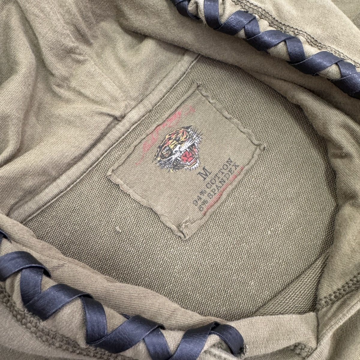 Christian Audigier × Ed Hardy Ed Hardy by Christian Audigier Embroidered Tiger Y2K Hoodie Size US M / EU 48-50 / 2 - 13 Thumbnail