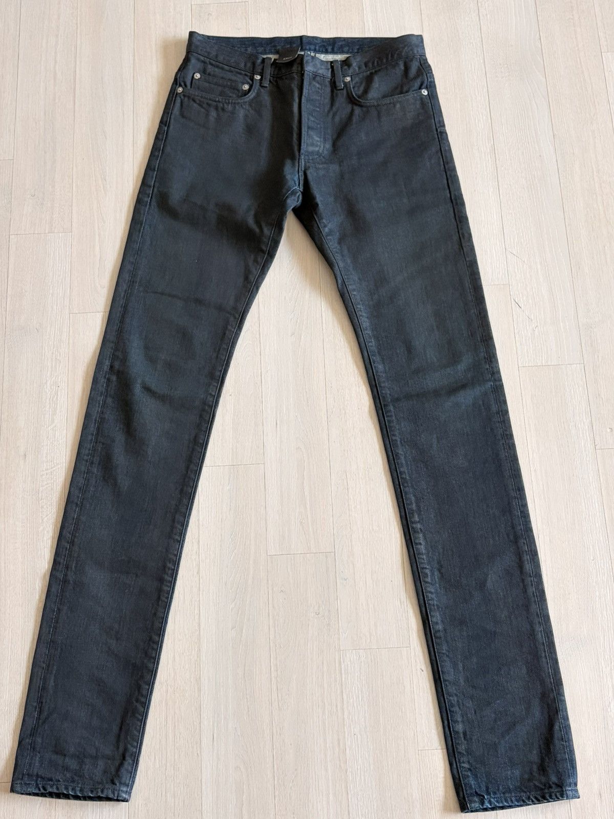 Dior AW14 Dior Homme Mud Coated Denim Pants | Grailed
