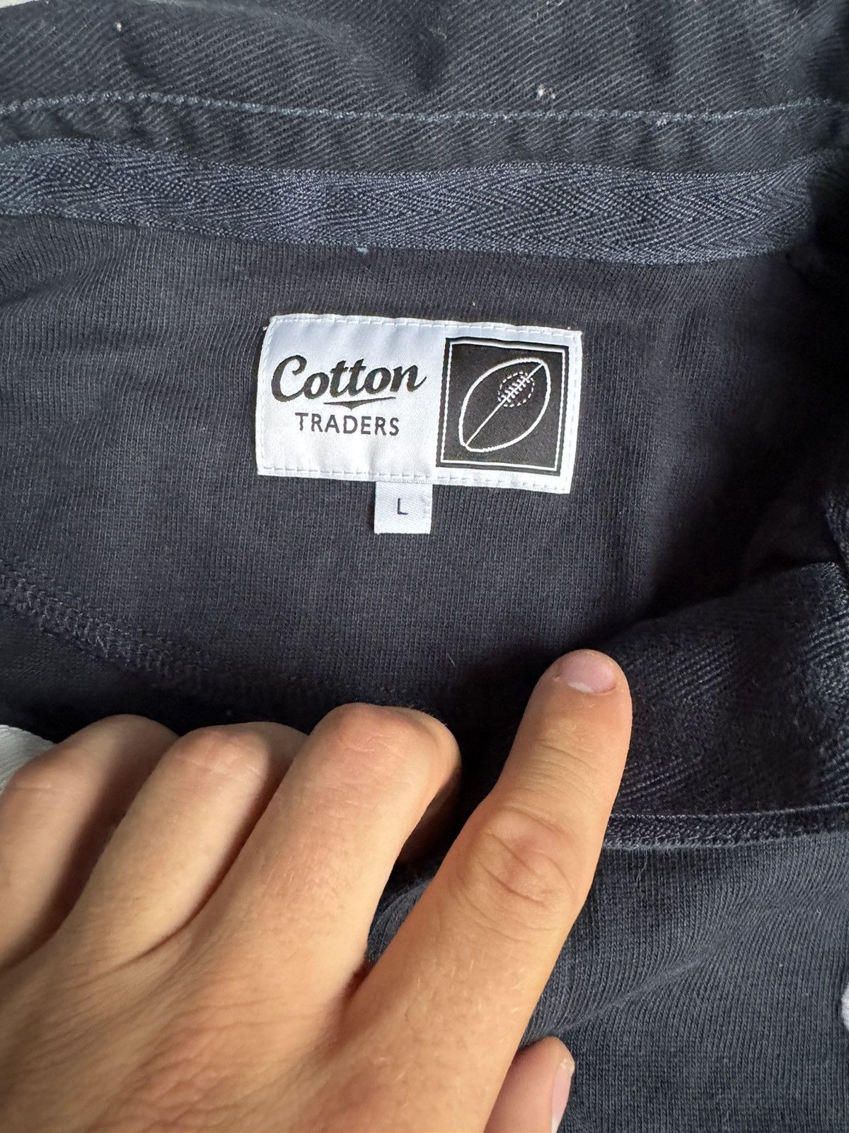 Cotton Traders × Vintage Vintage Cotton Traders Rugby Jersey Shirt All Nation Y2K Size US L / EU 52-54 / 3 - 4 Thumbnail