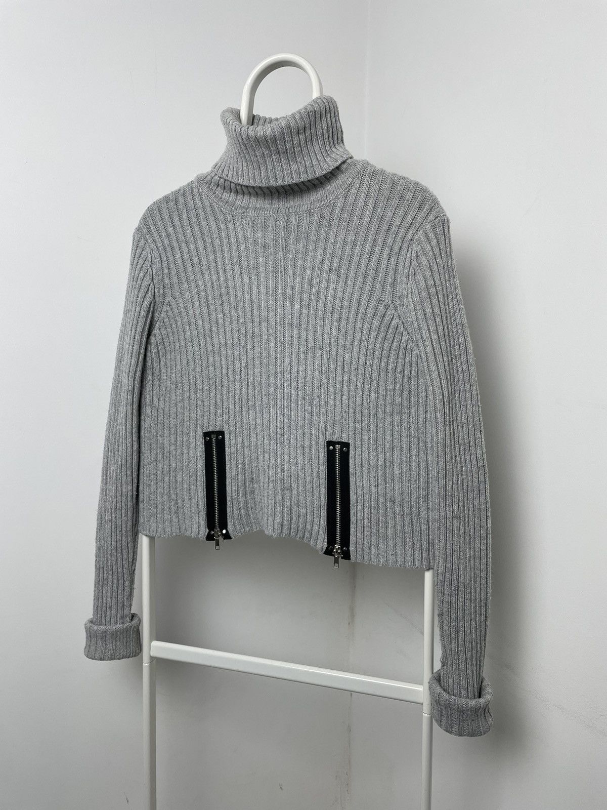 Jean Paul Gaultier Jean Paul Gaultier Zippers Grey Sweater Rare Size US S / EU 44-46 / 1 - 2 Thumbnail