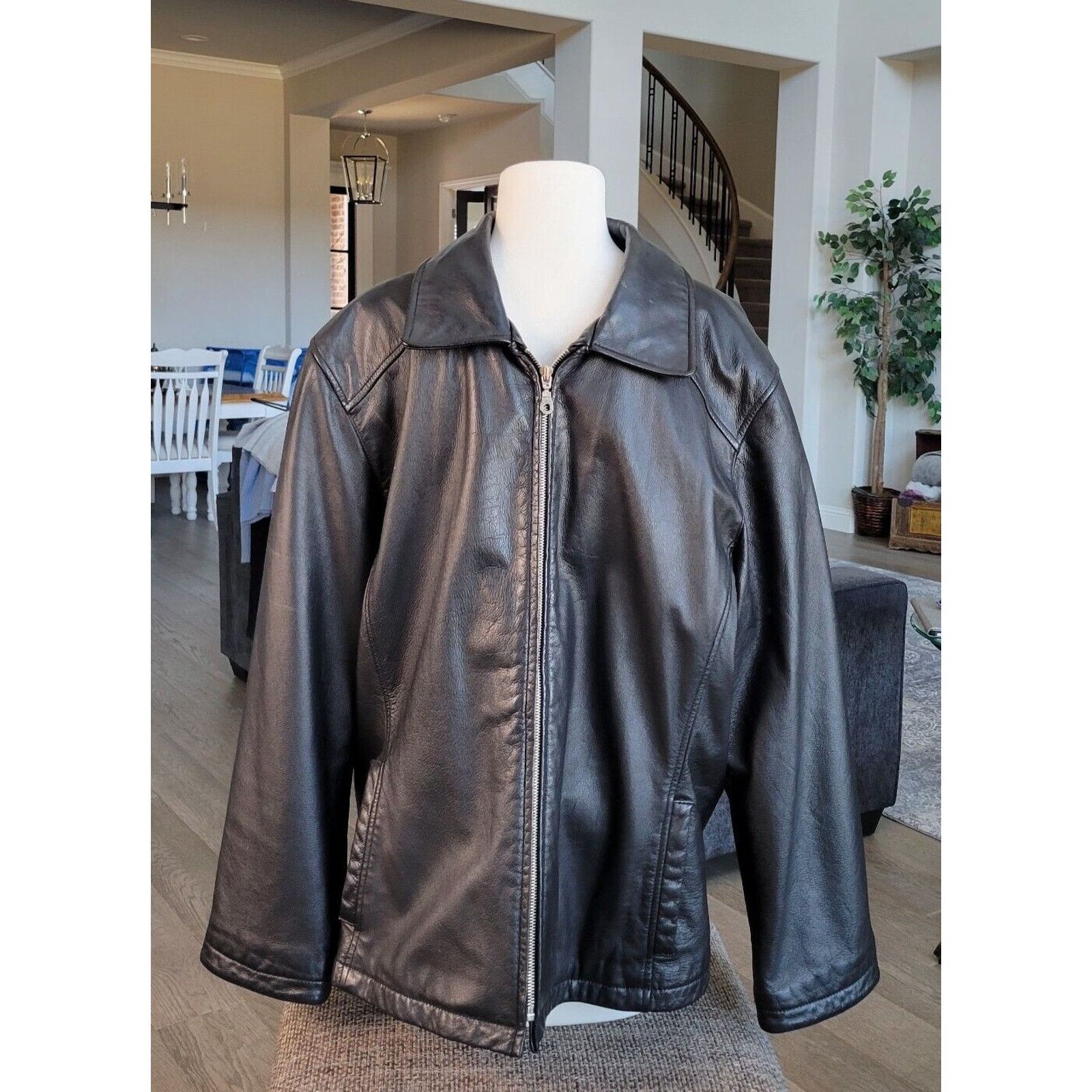 Wilsons Leather Wilson’s Leather Black Moto Jacket XL Size XL / US 12-14 / IT 48-50 - 10 Thumbnail