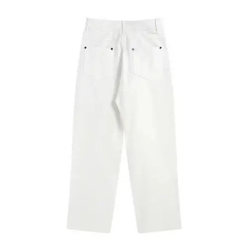 Jean Zipper Split Flare White Cargo Pants Size US 32 / EU 48 - 4 Thumbnail