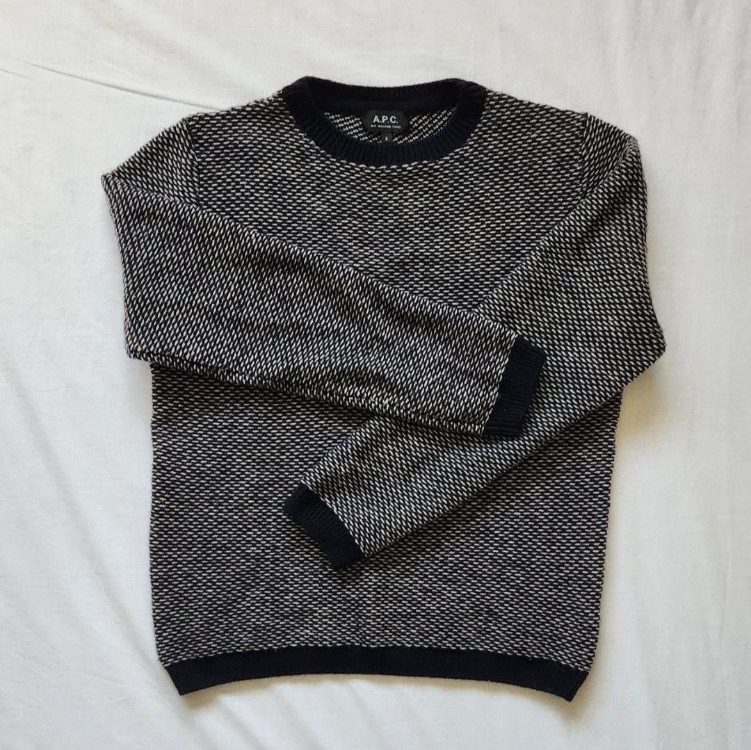 A.P.C. A.P.C Rock Crew Knit Jumper Size US S / EU 44-46 / 1 - 1 Thumbnail