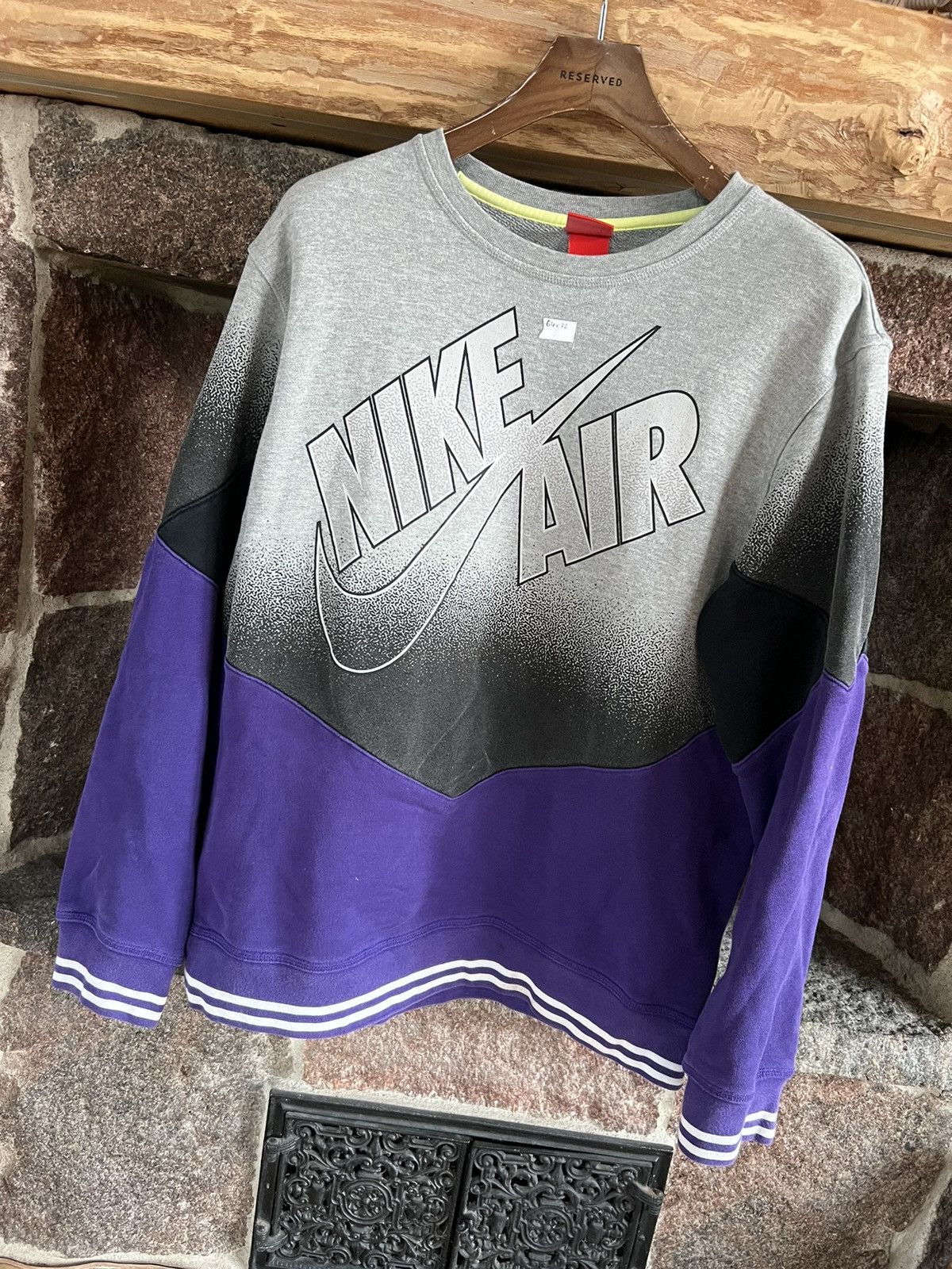 Nike × Vintage Nike hoodie, air nike XL, vintage 90s Size US XL / EU 56 / 4 - 1 Thumbnail