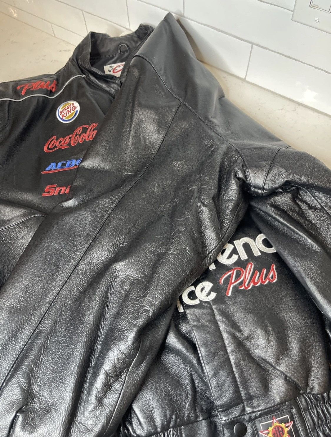 Chase Authentics Dale Earnhardt Chase Authentic Leather Jacket XL VGC Size US XL / EU 56 / 4 - 20 Thumbnail