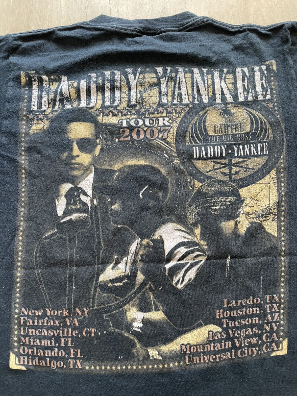 Vintage Vintage 2007 Daddy Yankee EL Cartel The Big Boss Tour Sz S Size US S / EU 44-46 / 1 - 2 Thumbnail